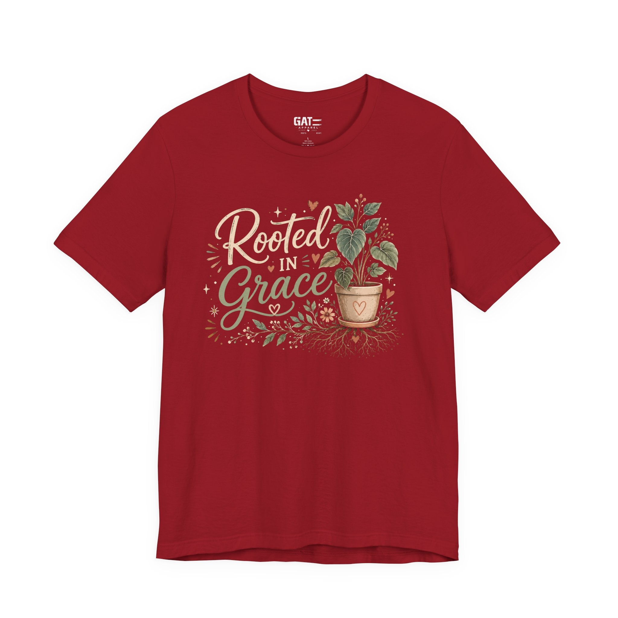 Christian Plant Lover Shirt for Women, Faith Based Gardening Tee, Houseplant Graphic Shirt, Botanical Christian Gift, Plant Mom Apparel
