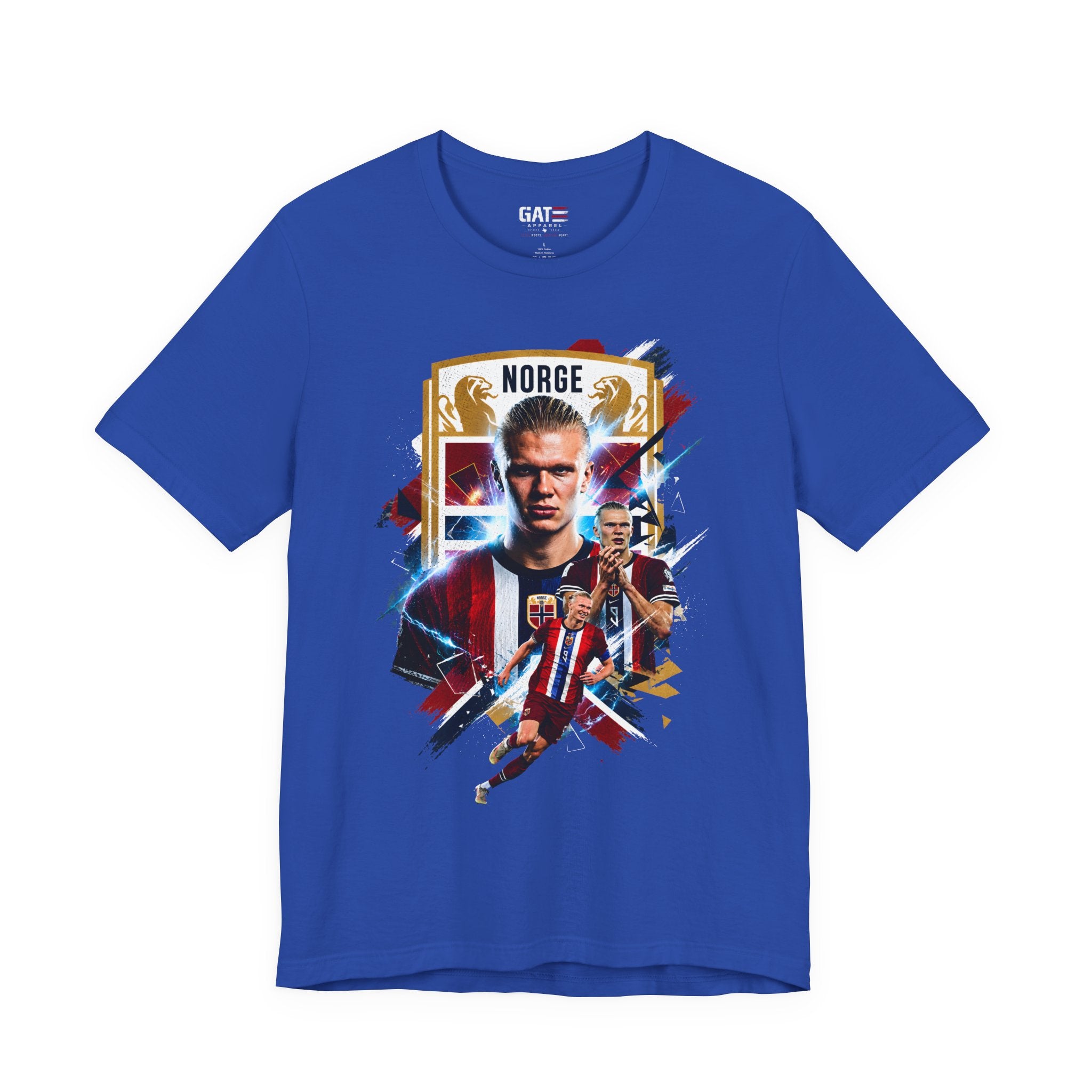 Erling Haaland|Norwegian Soccer|Patriotic Football Graphic T-Shirt