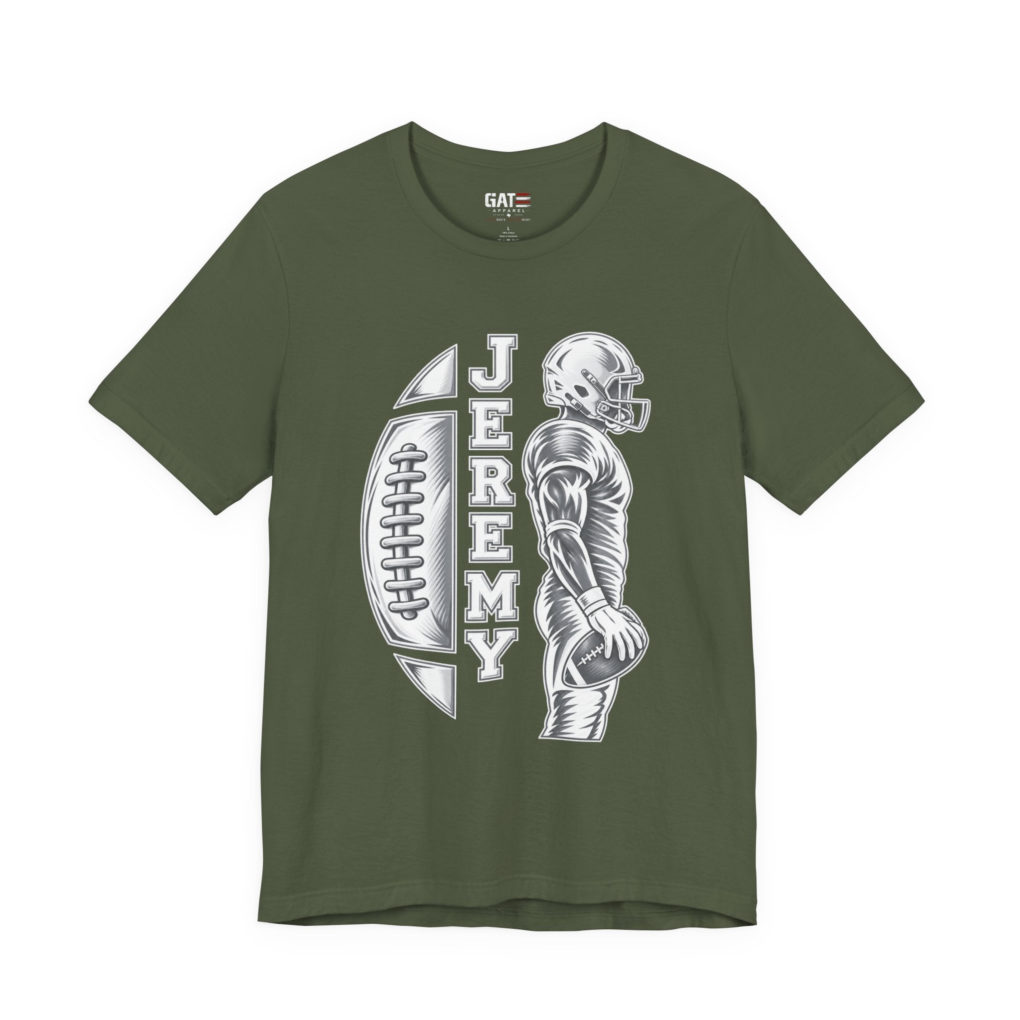 Football Mom Personalized Shirt Custom Player Name Number Game Day Tee