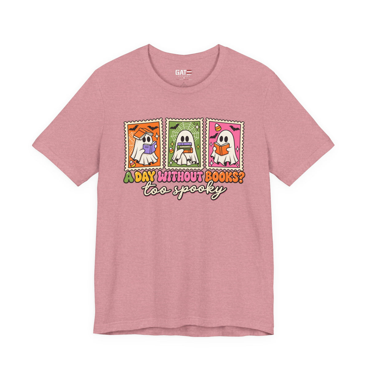 Halloween Book Lover Shirt – A Day Without Books Is Too Spooky – product photo