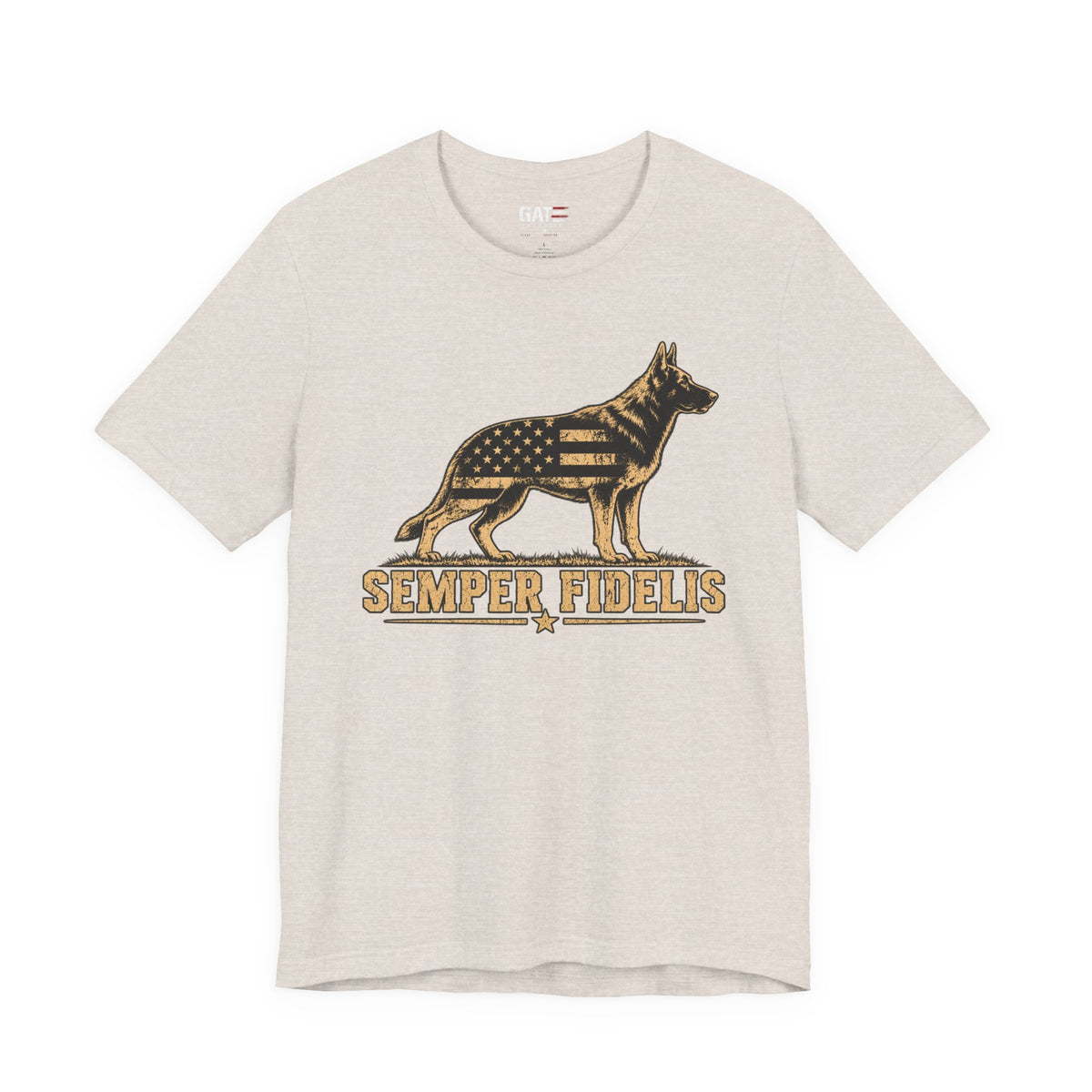 Semper Fidelis German Shepherd Shirt | Military K9 Tee