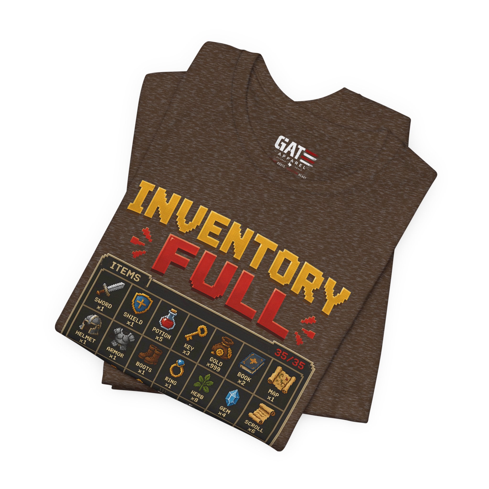 Inventory Full | Retro Gaming Shirt