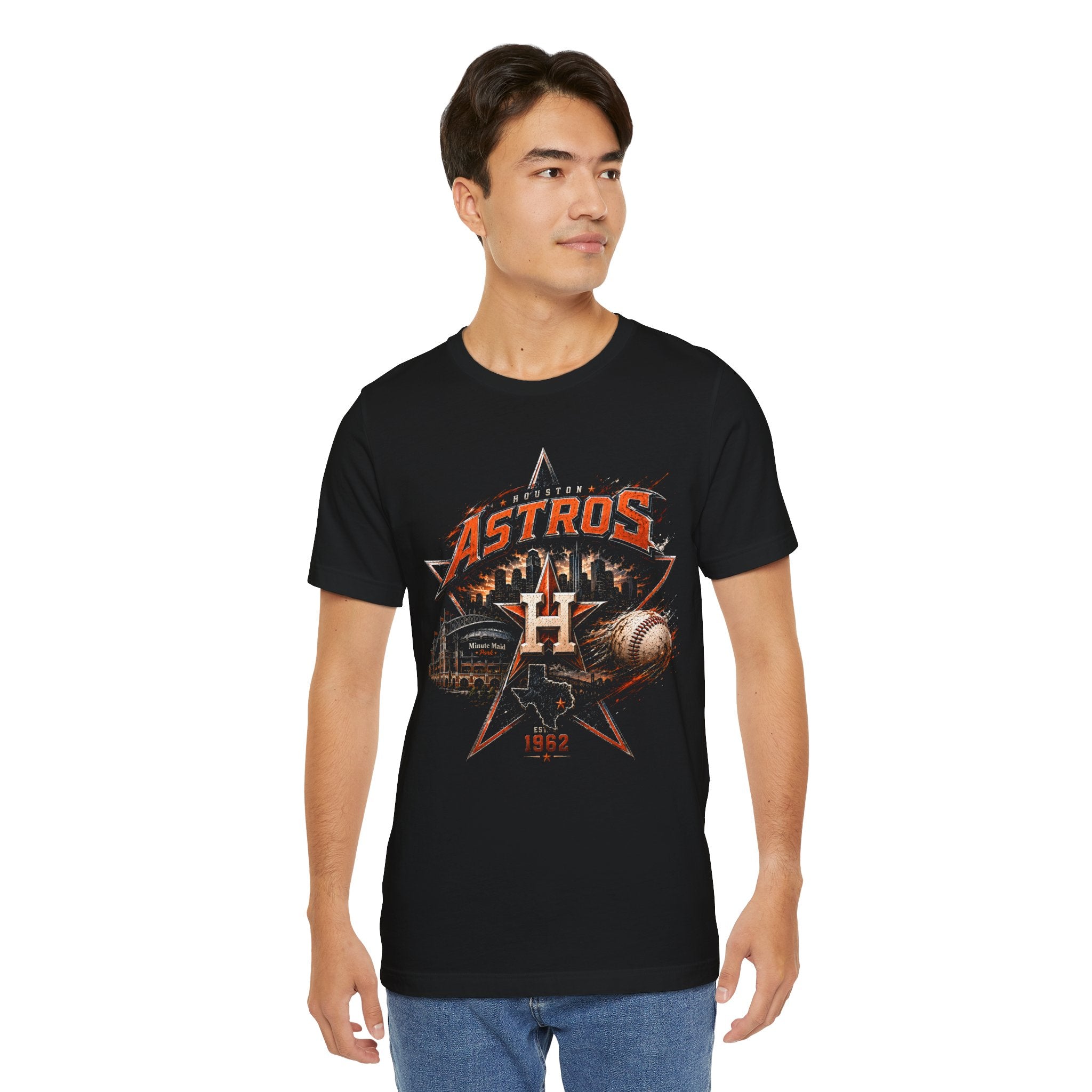 Houston Astros Vintage Logo Tee — Retro Baseball Fan Shirt