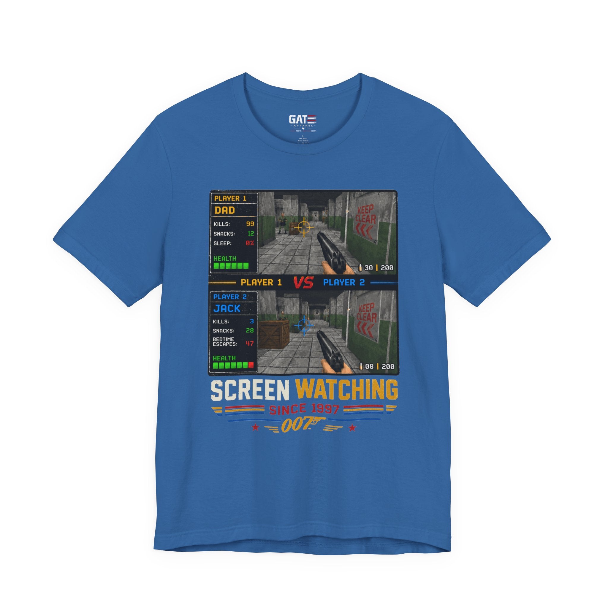 Personalized Shirt, Custom Gamer Shirt,GoldenEye 007 Shirt, Retro Gaming Shirt, N64 Gamer Gift, 90s Gaming Shirt, Father's Day Gift for Him