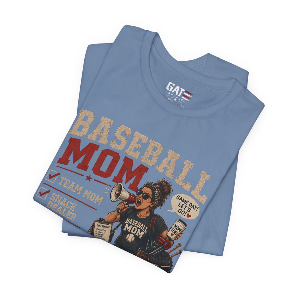 Baseball Mom Shirt, Baseball Mom Gift, Team Mom Shirt, Sports Mom Tee, Game Day Mom Shirt, Baseball Mama Shirt, Snack Dealer, Biggest Fan