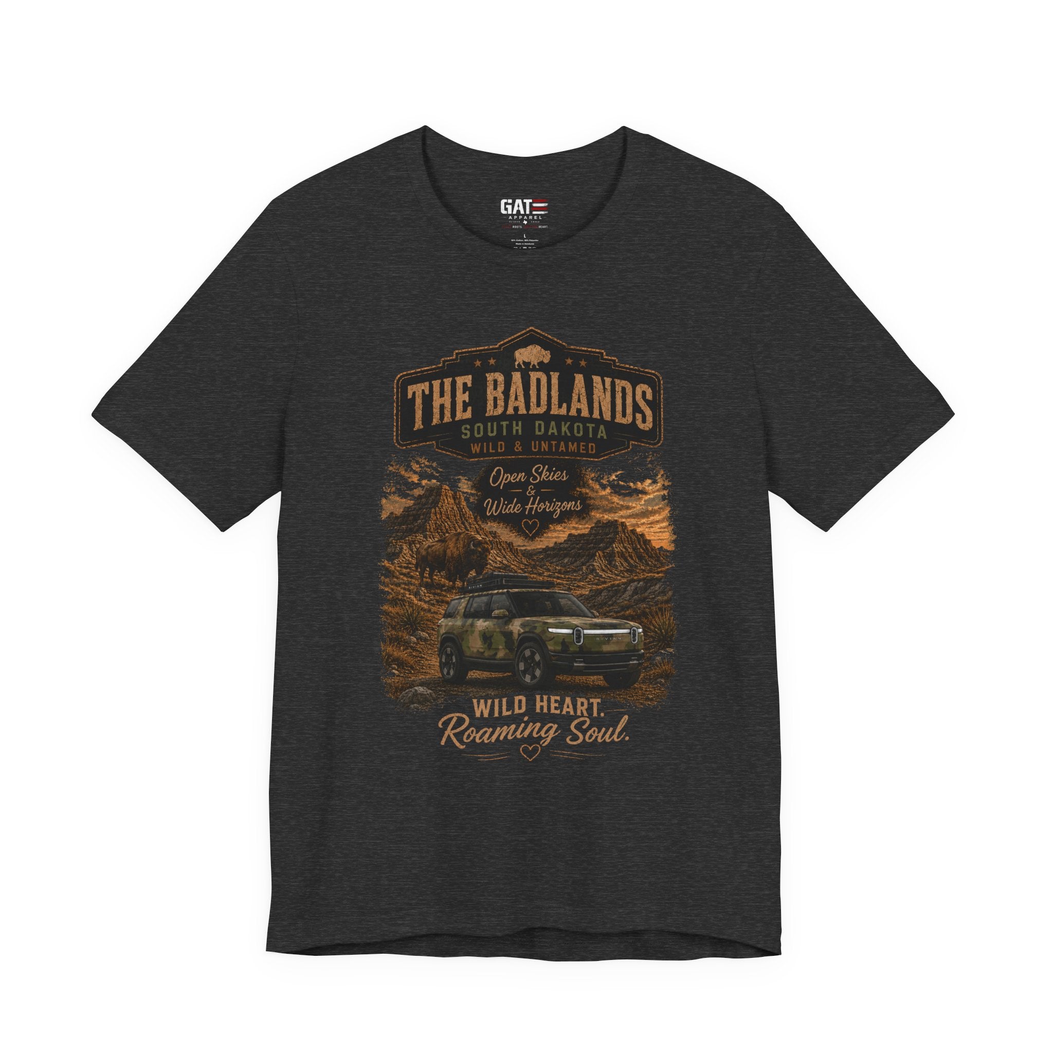 Badlands South Dakota Tee – Scenic Off-Road Adventure Shirt