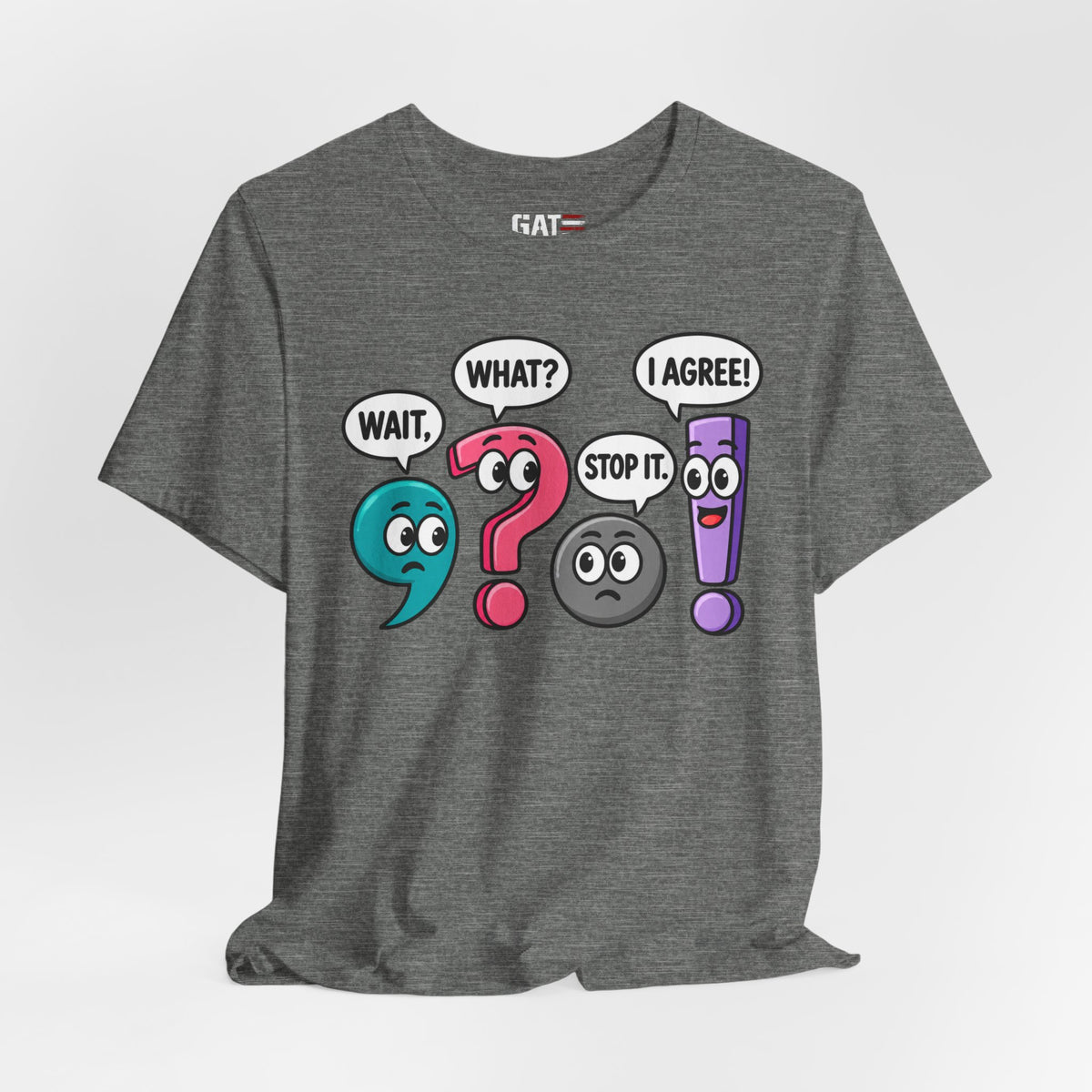 Punctuation Teacher Shirt | Funny Grammar Classroom Tee