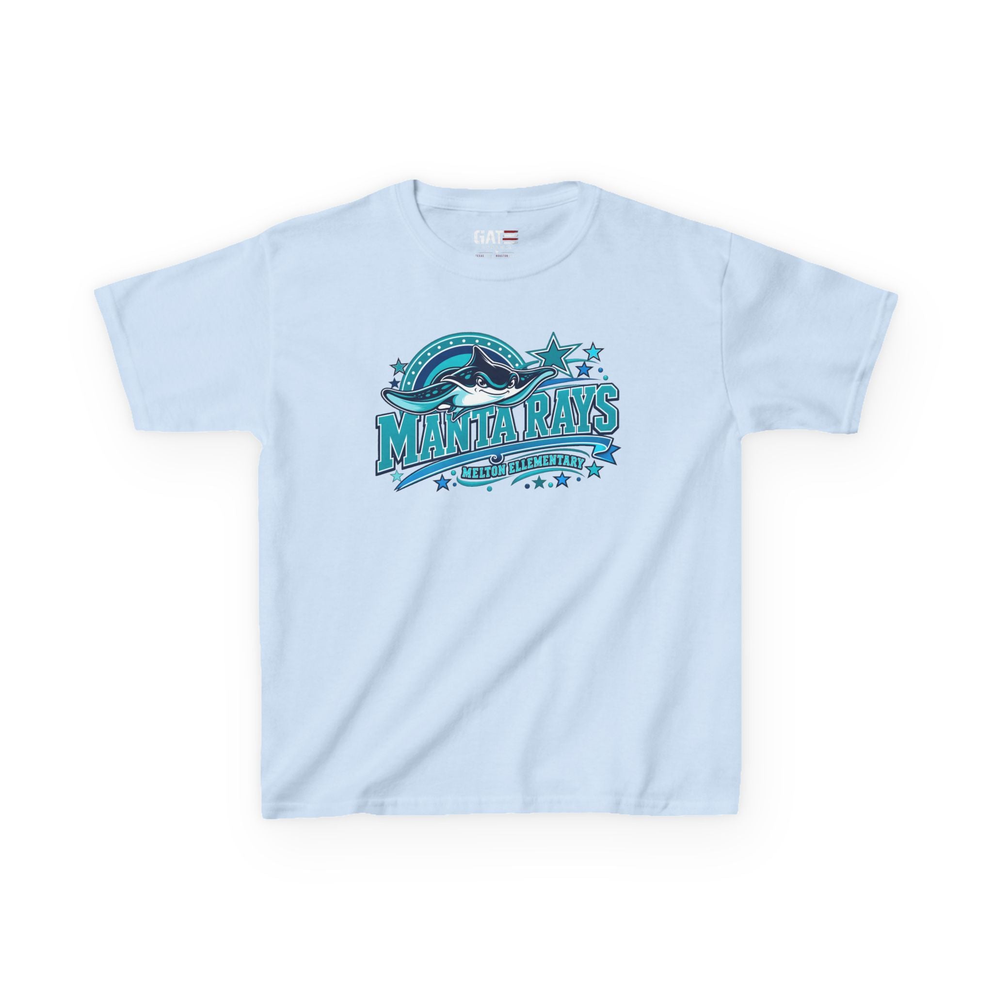 Melton Kids Tee — 'Manta Rays' Ocean Graphic Youth Tee