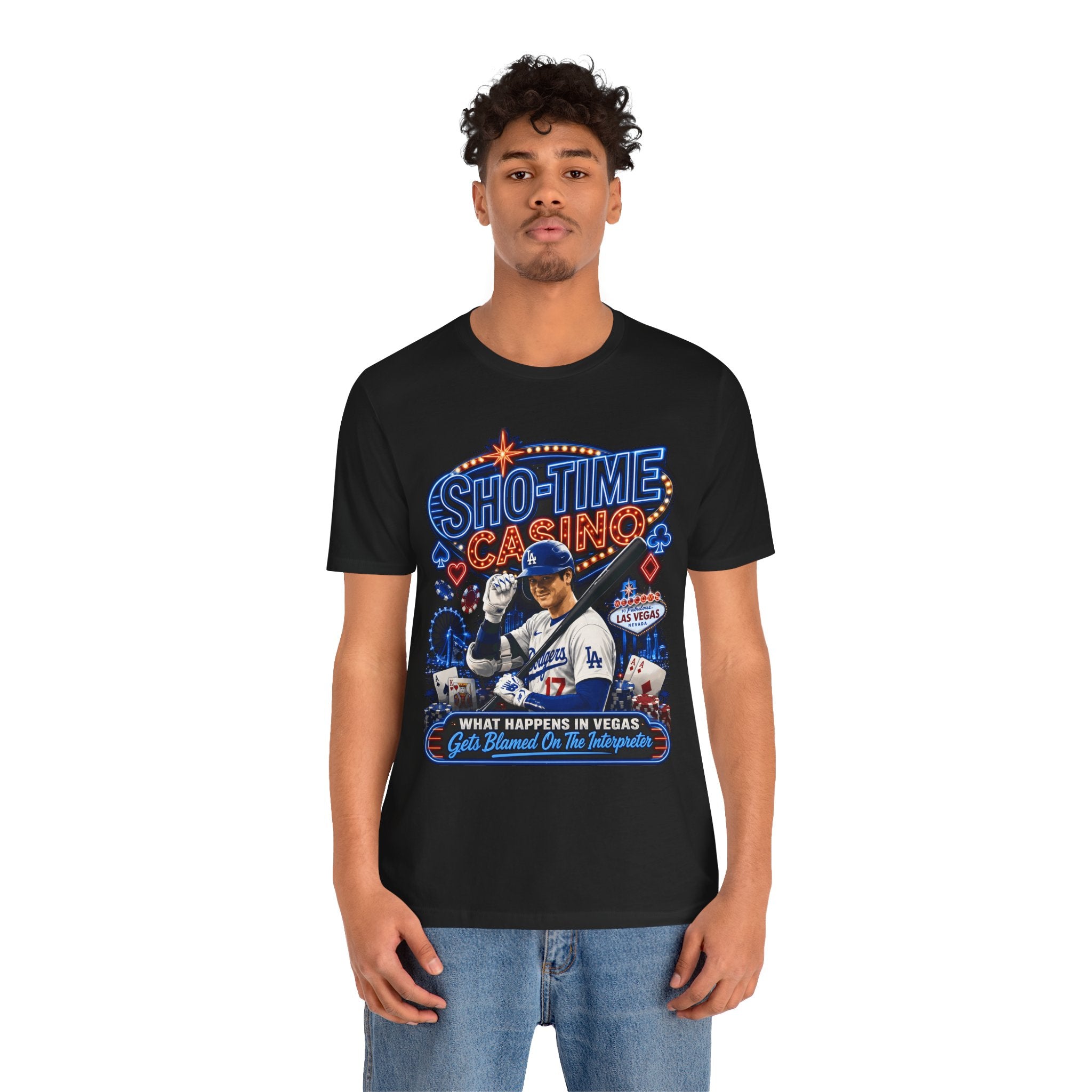 Shohei Ohtani|Dodgers|LA Baseball Team| "Sho-Time Casino" Dodgers Tribute Shirt