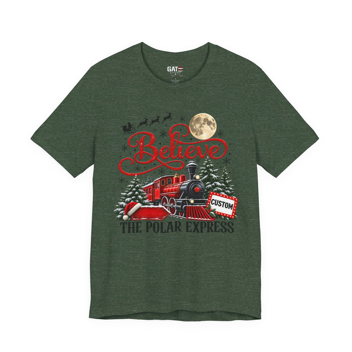 Personalized Polar Express Shirt - product mockup view 2