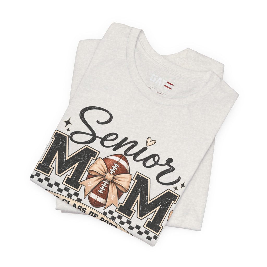 Senior Football Mom Shirt Class of 2027 Final Quarter Game Day T-Shirt