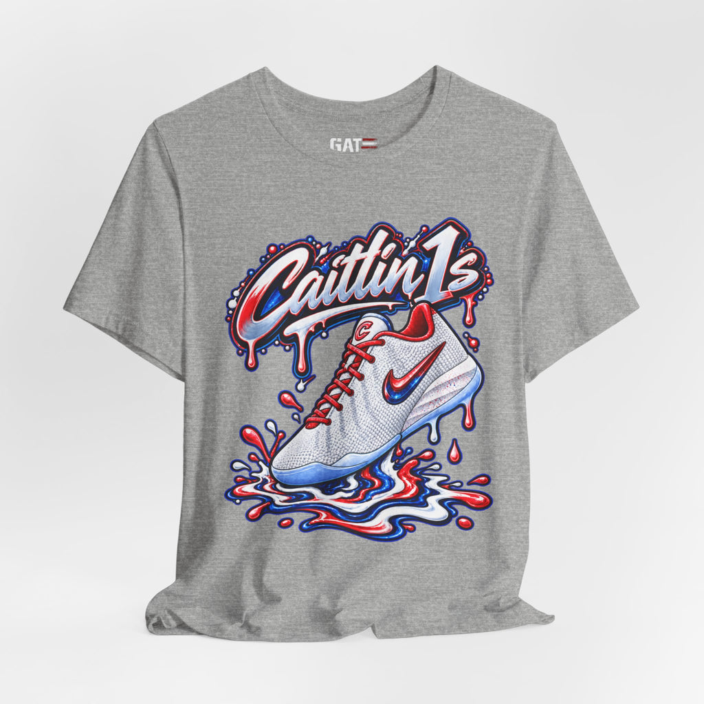 Caitlin Clark Caitlin 1s USA Whites Sneaker Shirt