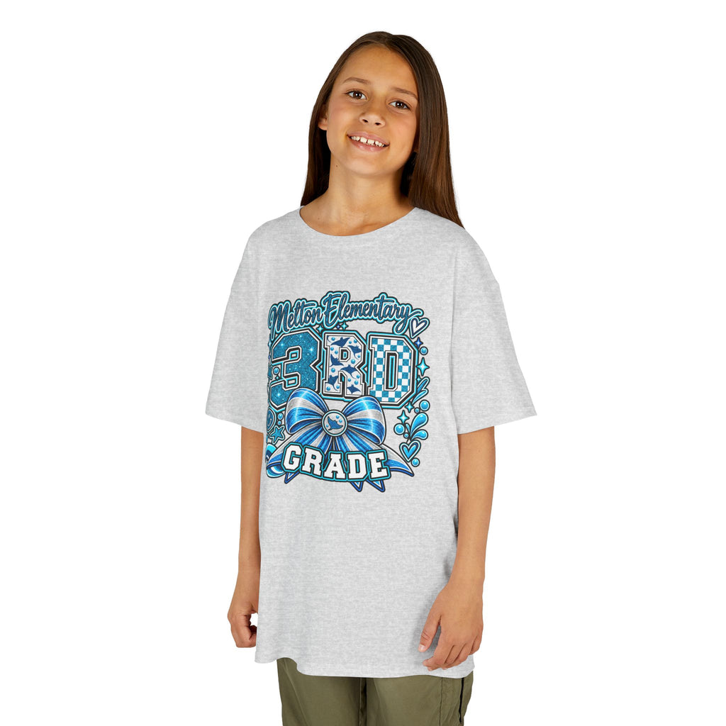 Melton 3rd Grade Kids T‑Shirt — Ribbon Design