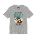 Every Girl Needs A Little Rip In Their Jeans Blue Text Shirt |Dutton Ranch | Yellowstone Inspired Shirt