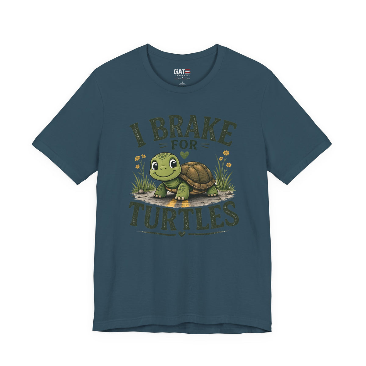 I Brake for Turtles Shirt | Funny Turtle Lover Tee