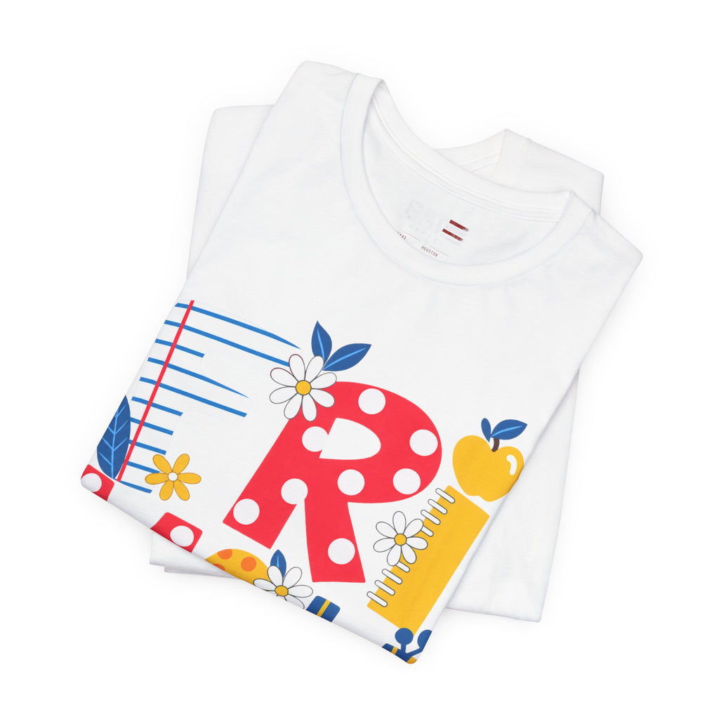 Teacher shirt FRIYAY Floral Tee — Colorful Spring Graphic T‑Shirt