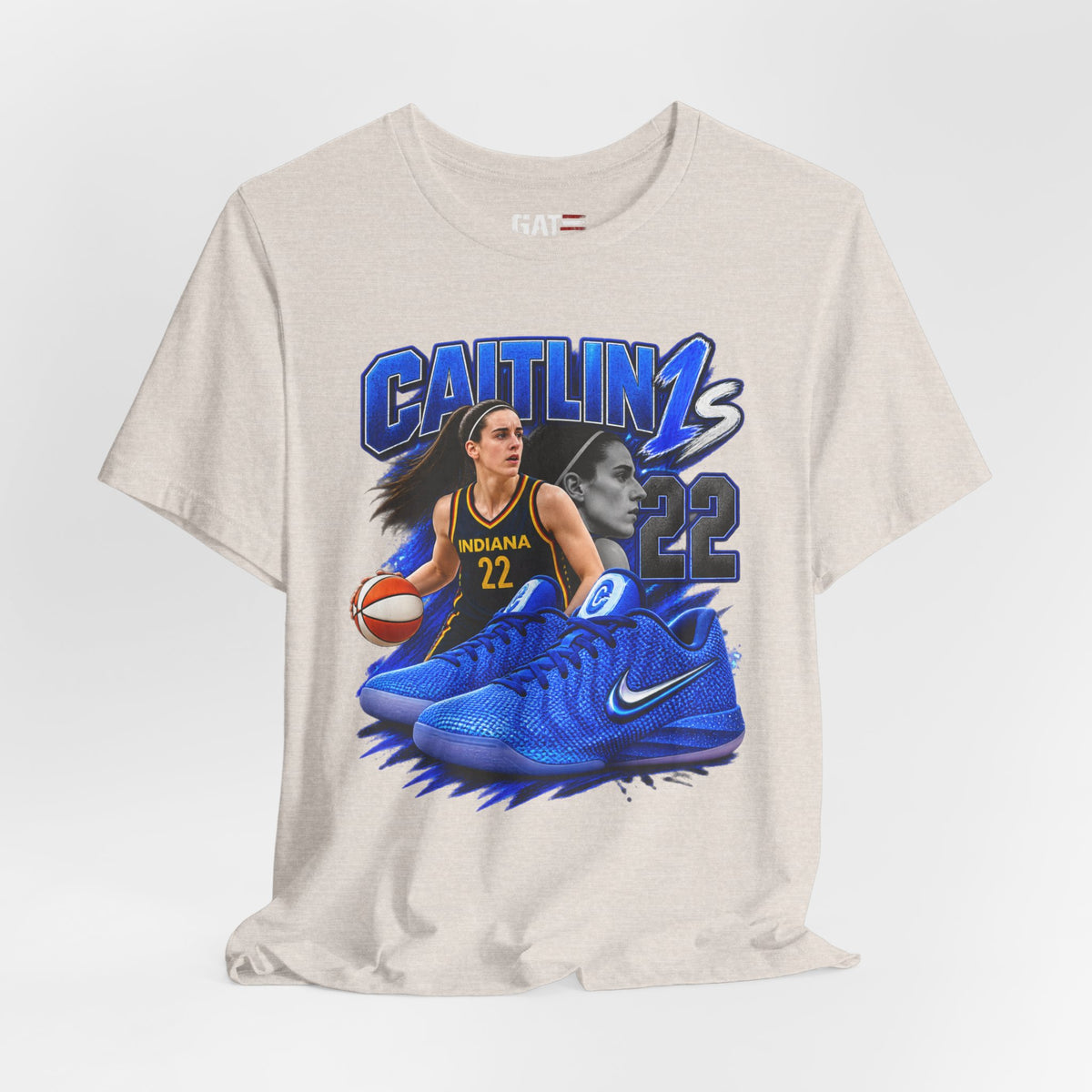 Caitlin Clark Caitlin 1s Blue Racer Sneaker Shirt