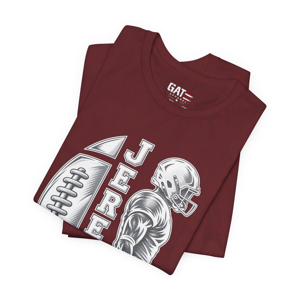 Football Mom Personalized Shirt Custom Player Name Number Game Day Tee