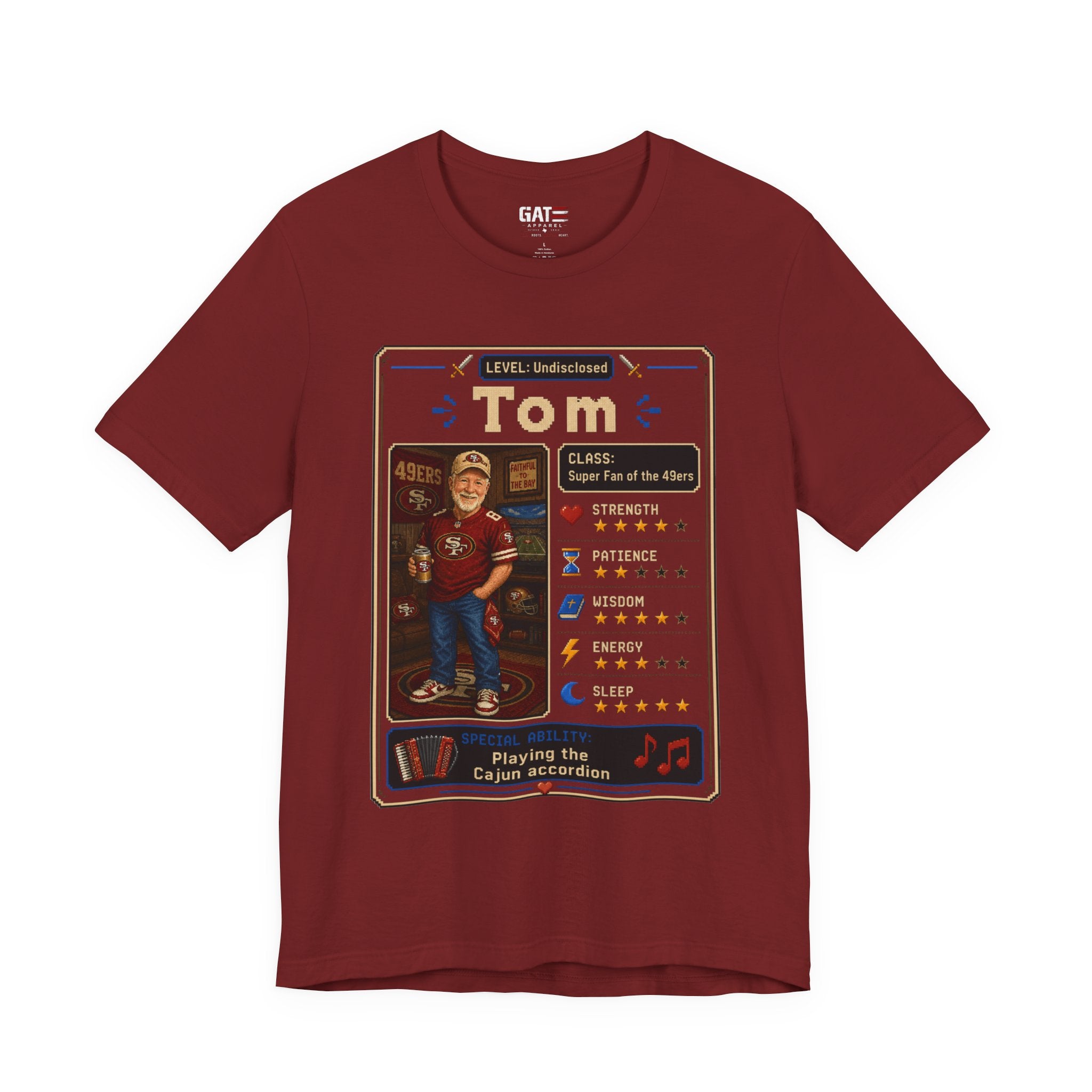 Custom RPG Character Shirt| Personalized Gamer Tee
