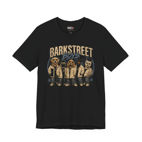 Barkstreet Boys Dog Band Shirt | Retro Pet Tee