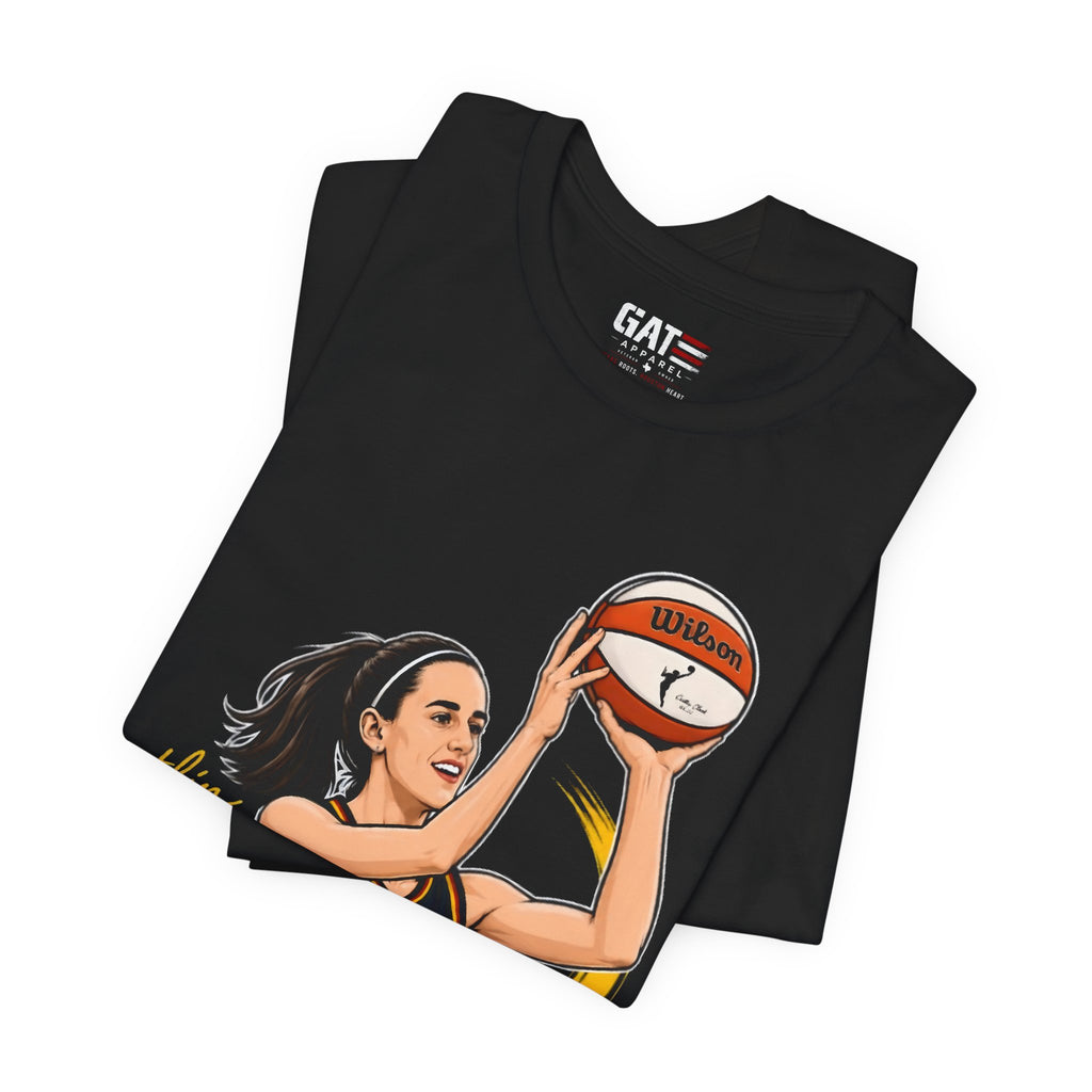 Indiana Fever Caitlin Clark #22 Basketball Tee — Women’s WNBA Fan Shirt