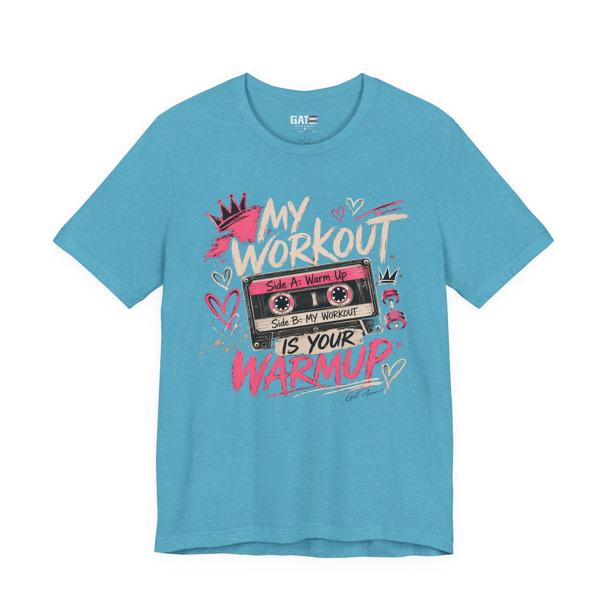 My Workout Is Your Warmup Shirt, Retro Gym Shirt, Women's Workout Tee, Fitness Graphic Shirt, 80s Gym Shirt