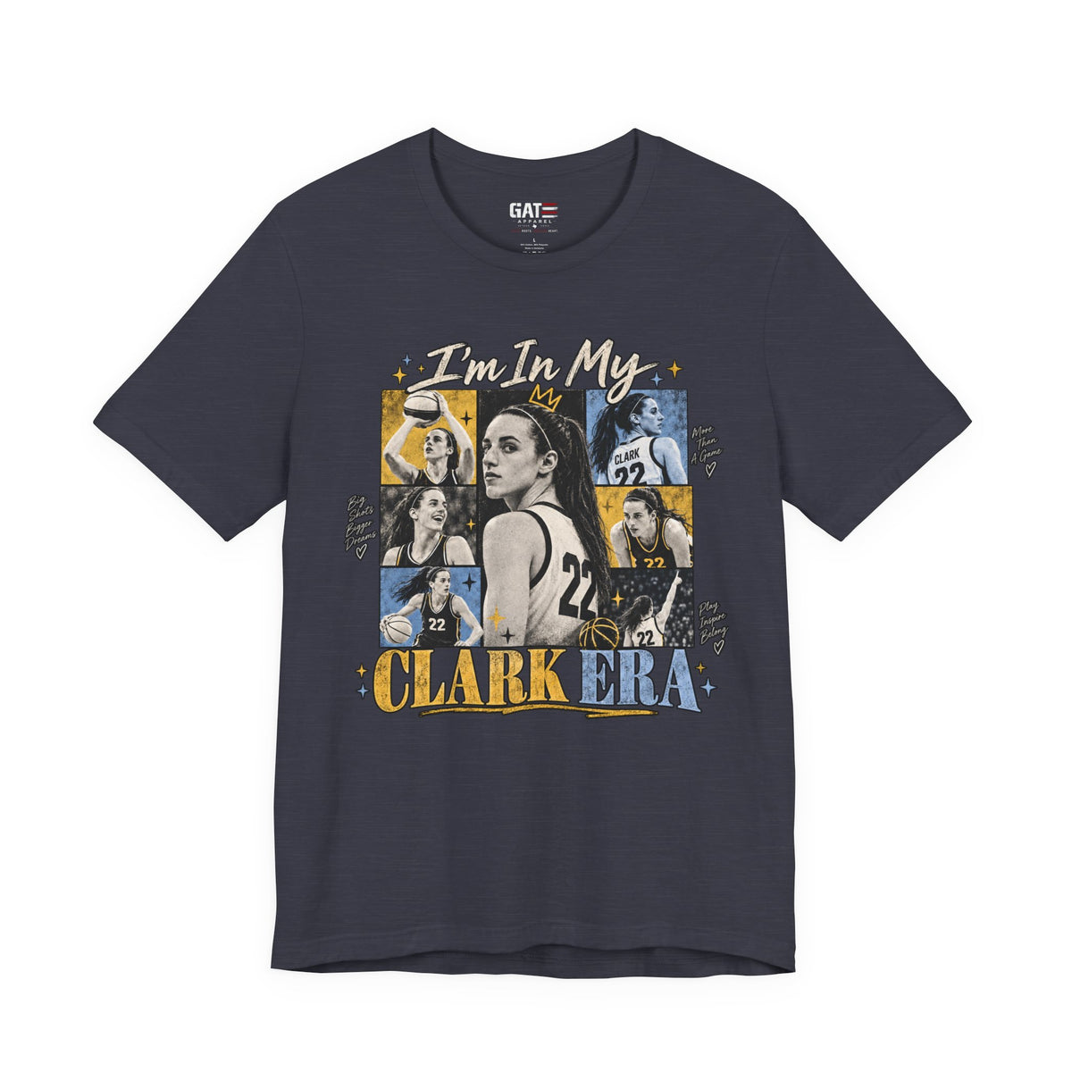 Caitlin Clark Era Retro Text Shirt | Indiana Fever WNBA Tee