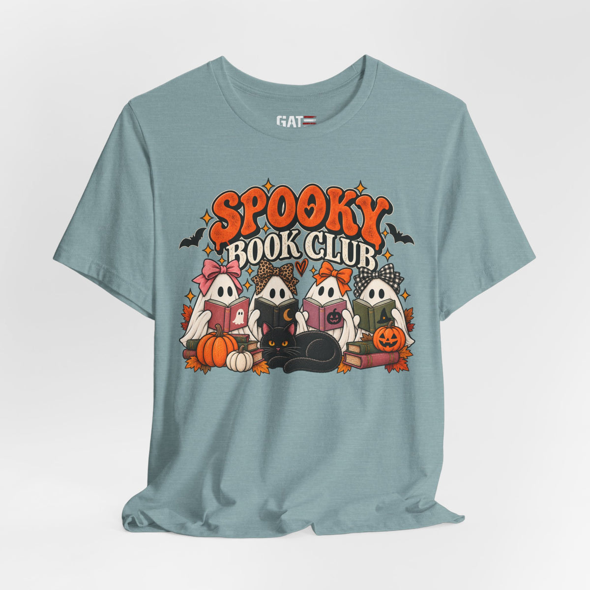 Spooky Book Club Halloween Shirt | Ghost Reading Tee