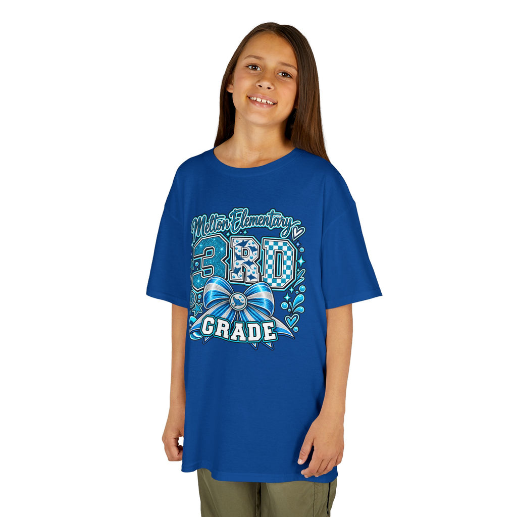 Melton 3rd Grade Kids T‑Shirt — Ribbon Design