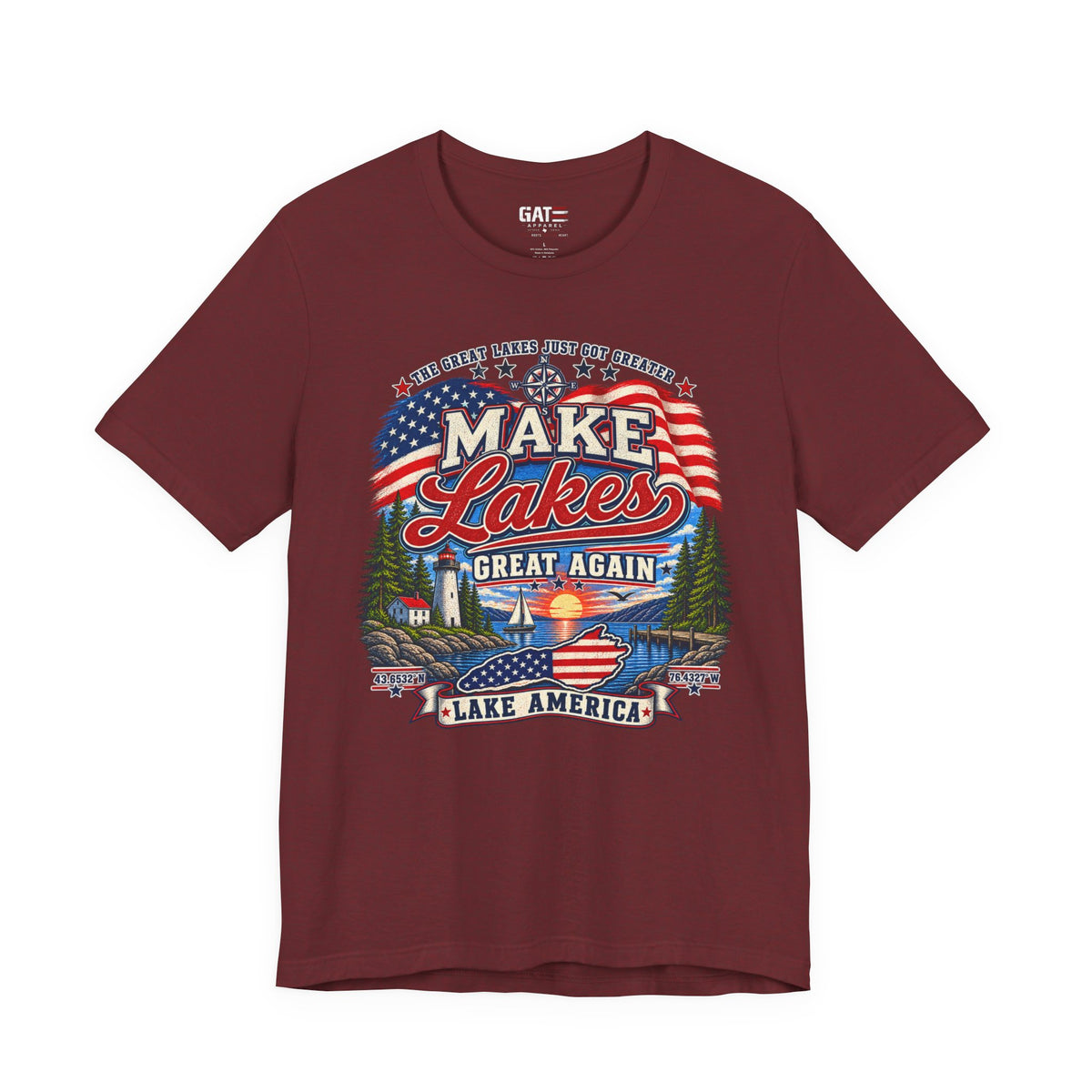 Make Lakes Great Again Shirt | Lake America Patriotic Tee