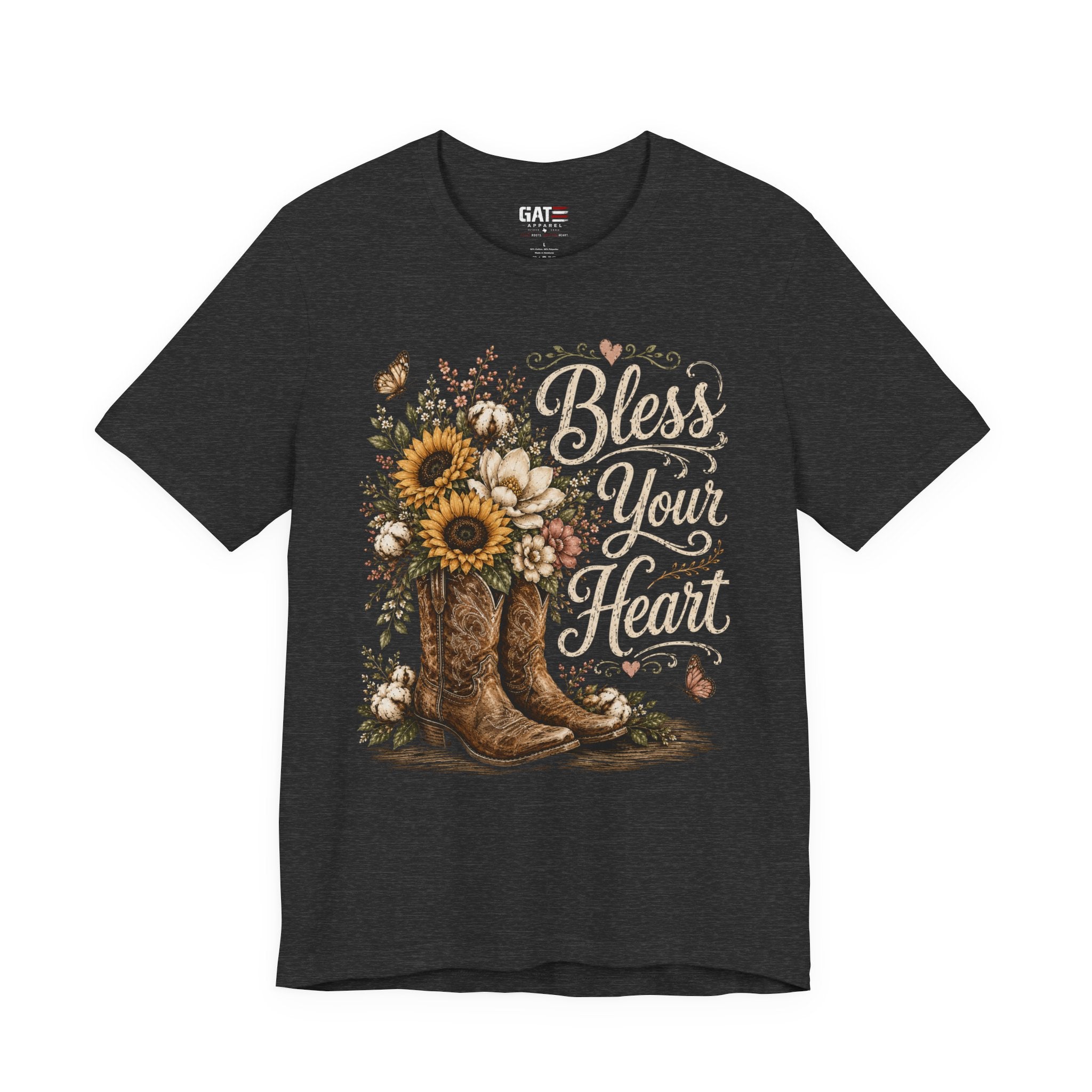 Funny Southern Shirt, Bless Your Heart Tee, Southern Humor Graphic Tee, Magnolia Floral Shirt, Country Girl Gift, Farmhouse Style Tee