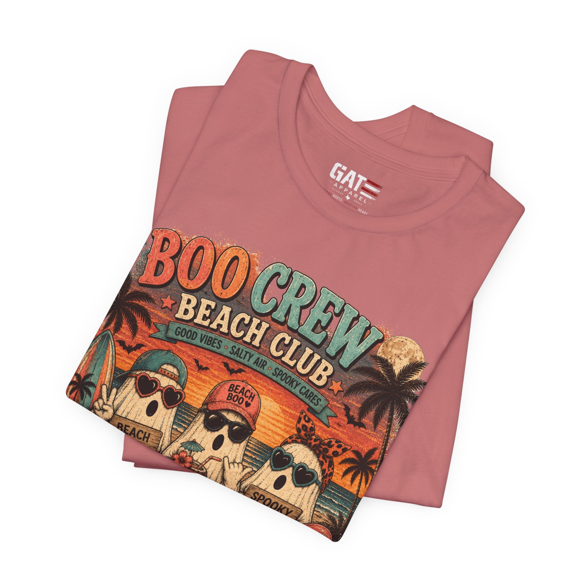 Summerween Shirt, Spooky Beach Shirt, Ghost Beach Tee, Halloween Beach Shirt, Coastal Halloween Tee, Tropical Ghost Shirt