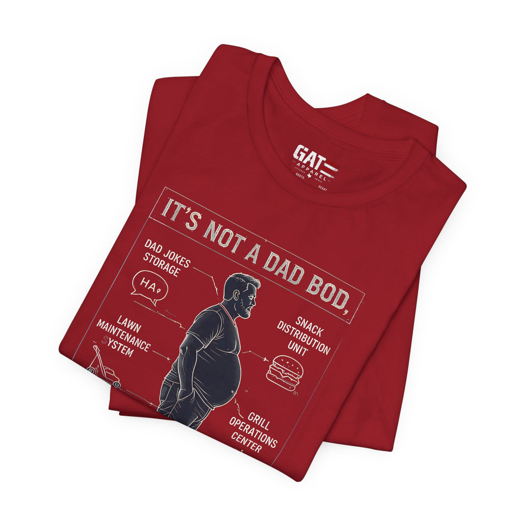 It's Not a Dad Bod It's a Father Figure Shirt | Funny Dad Shirt | Blueprint Dad Bod Tee | Father's Day Gift for Dad | Grill Master Dad Tee