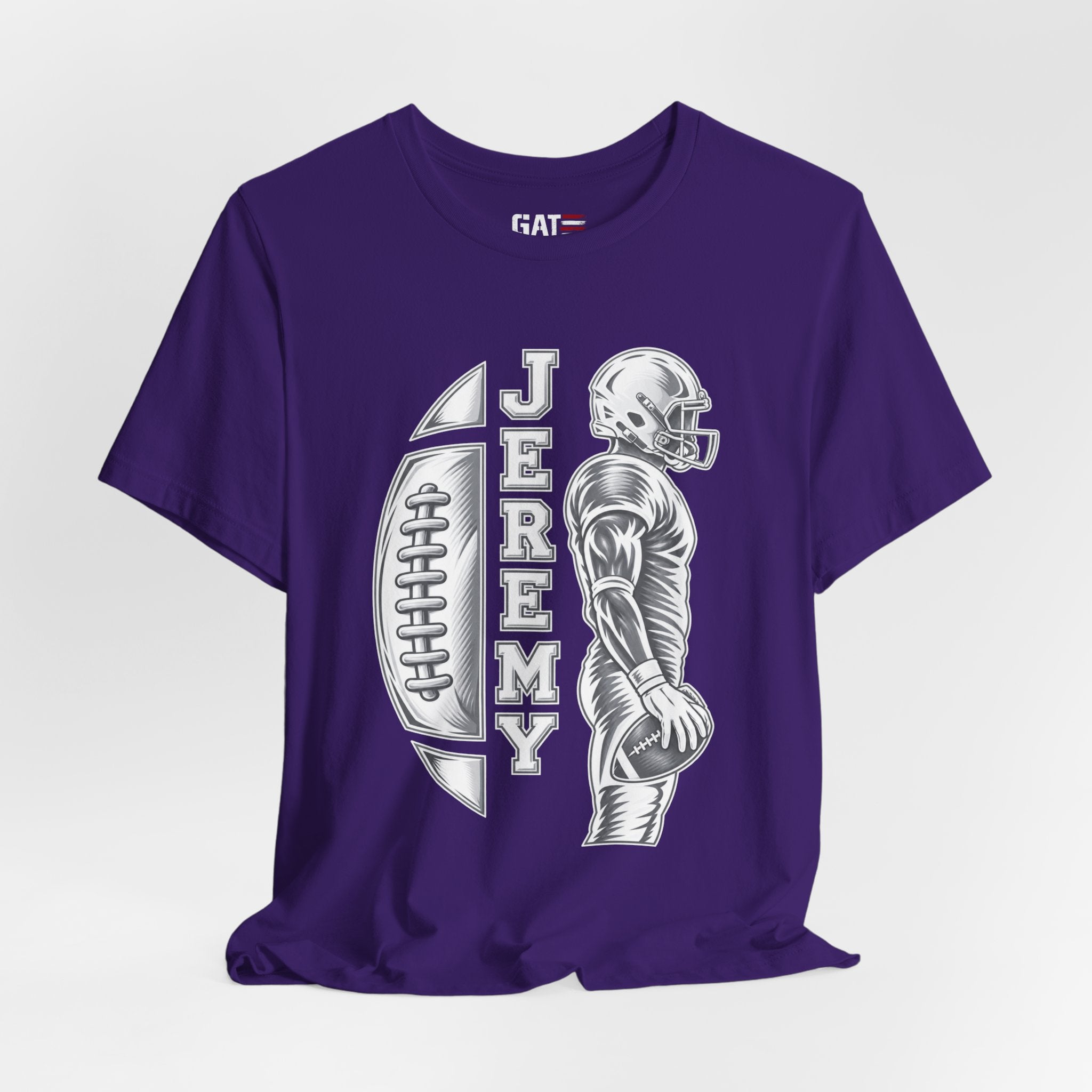 Football Mom Personalized Shirt Custom Player Name Number Game Day Tee