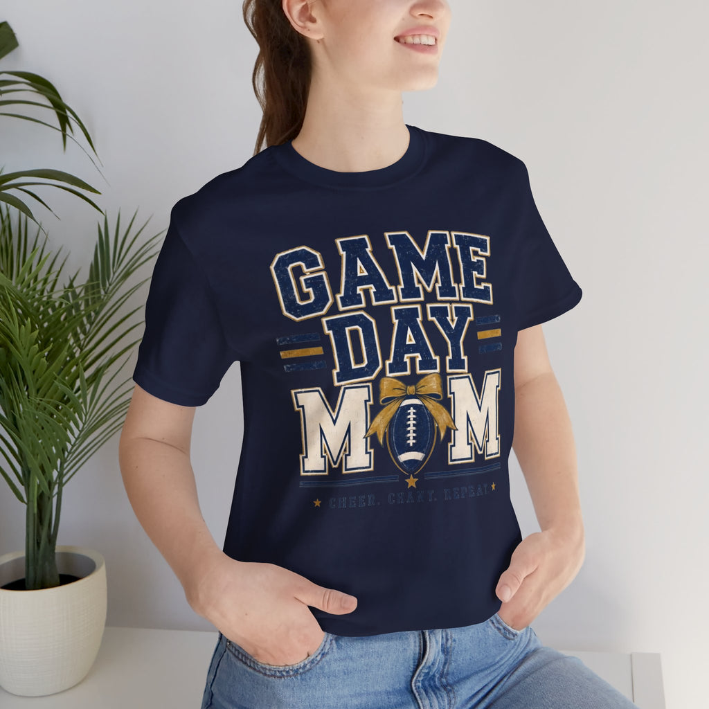 Game Day Mom T-Shirt — Football Cheer & Mom Tee ("Game Day Mom" design)
