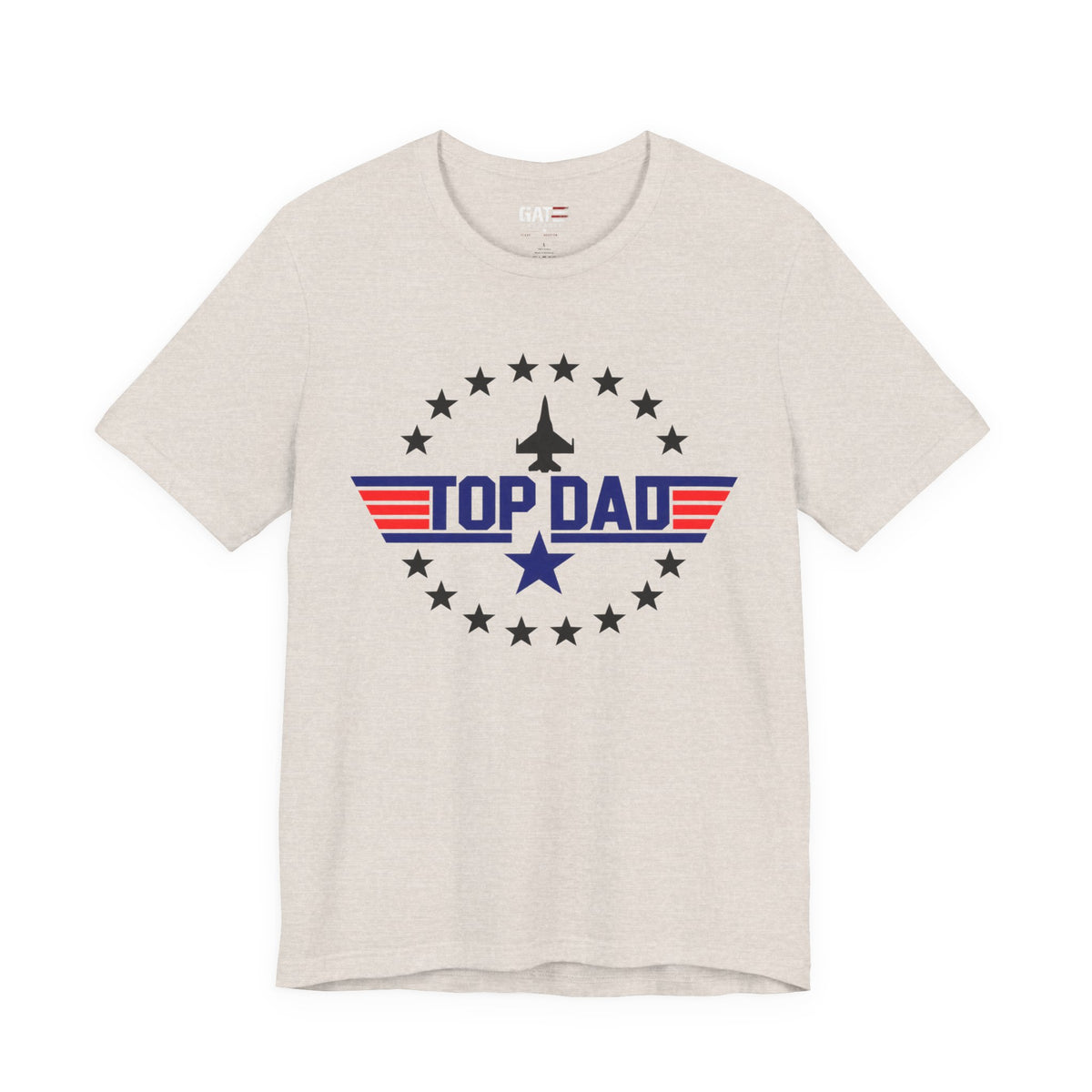 Top Dad T‑Shirt — Patriotic Aviation Dad Tee (Father’s Day Gift)