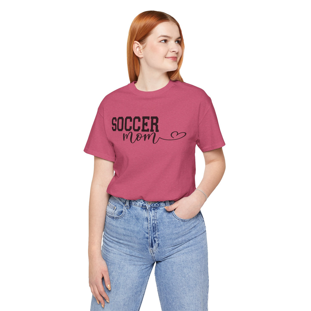 Soccer Mom Tee — Personalized Back Number & Name Soccer Shirt