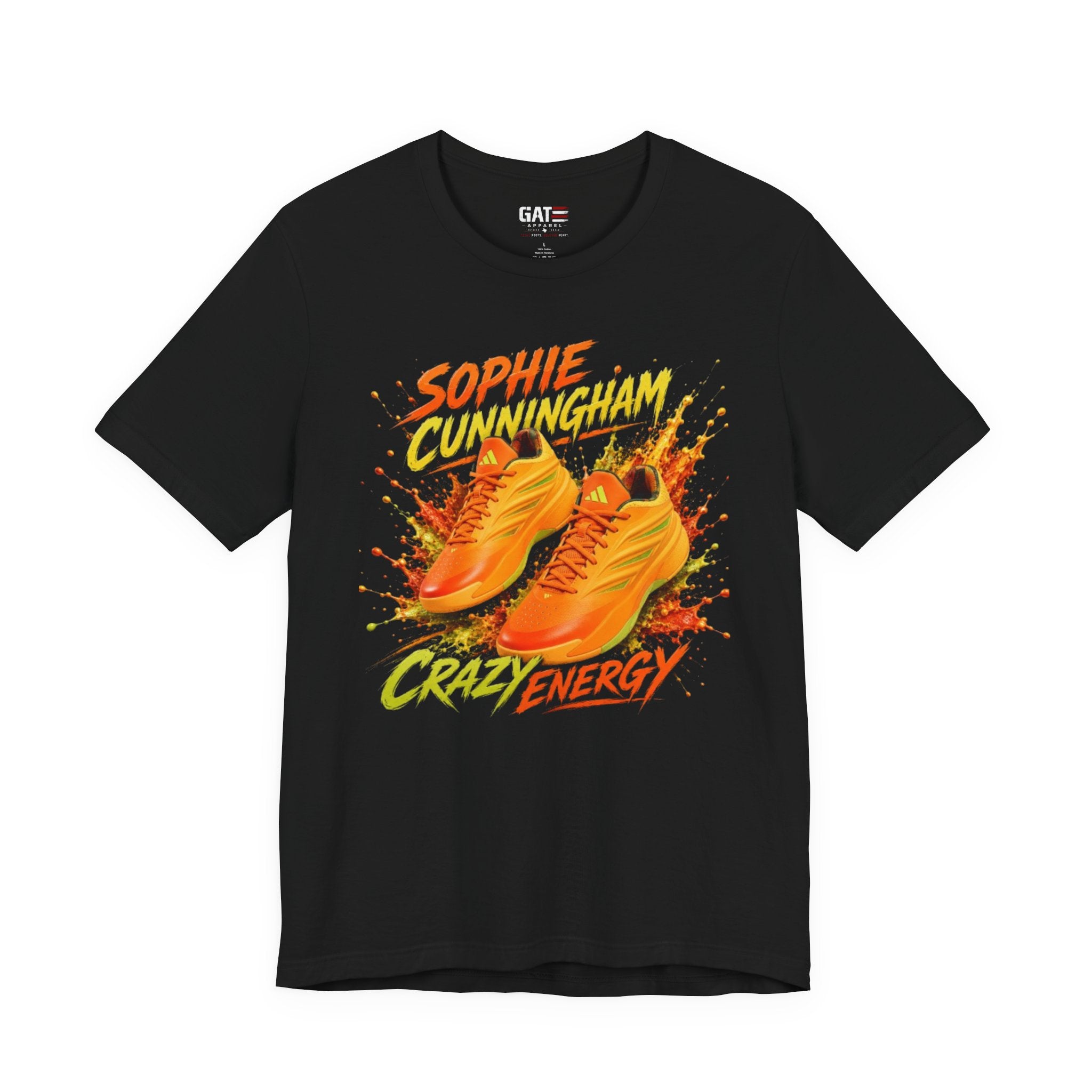 Exclusive One Of A Kind Sophie Cunningham Sneaker Shirt|Crazy Energy Mango Sneaker Graphic Tee