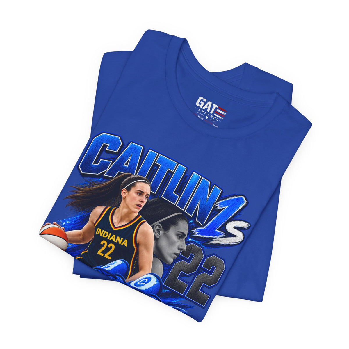Caitlin Clark Caitlin 1s Blue Racer Sneaker Shirt