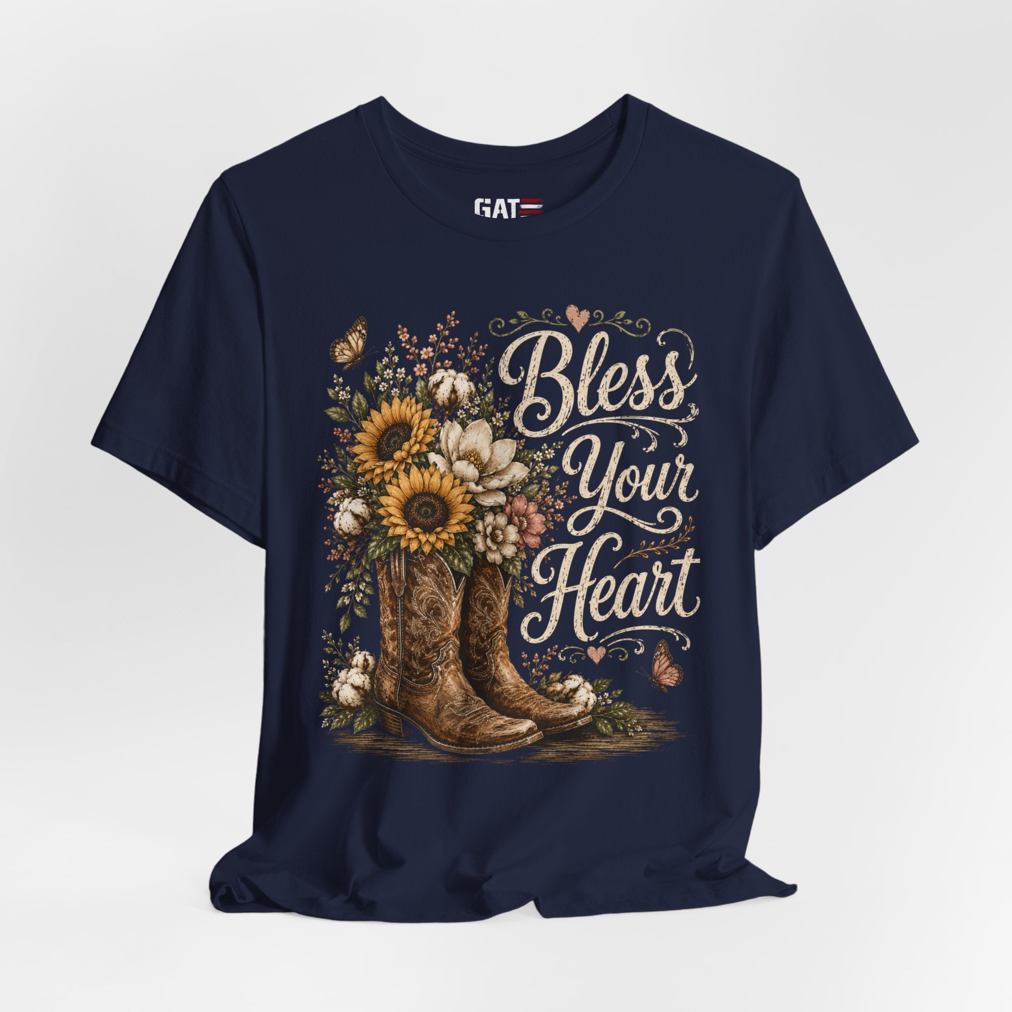 Funny Southern Shirt, Bless Your Heart Tee, Southern Humor Graphic Tee, Magnolia Floral Shirt, Country Girl Gift, Farmhouse Style Tee