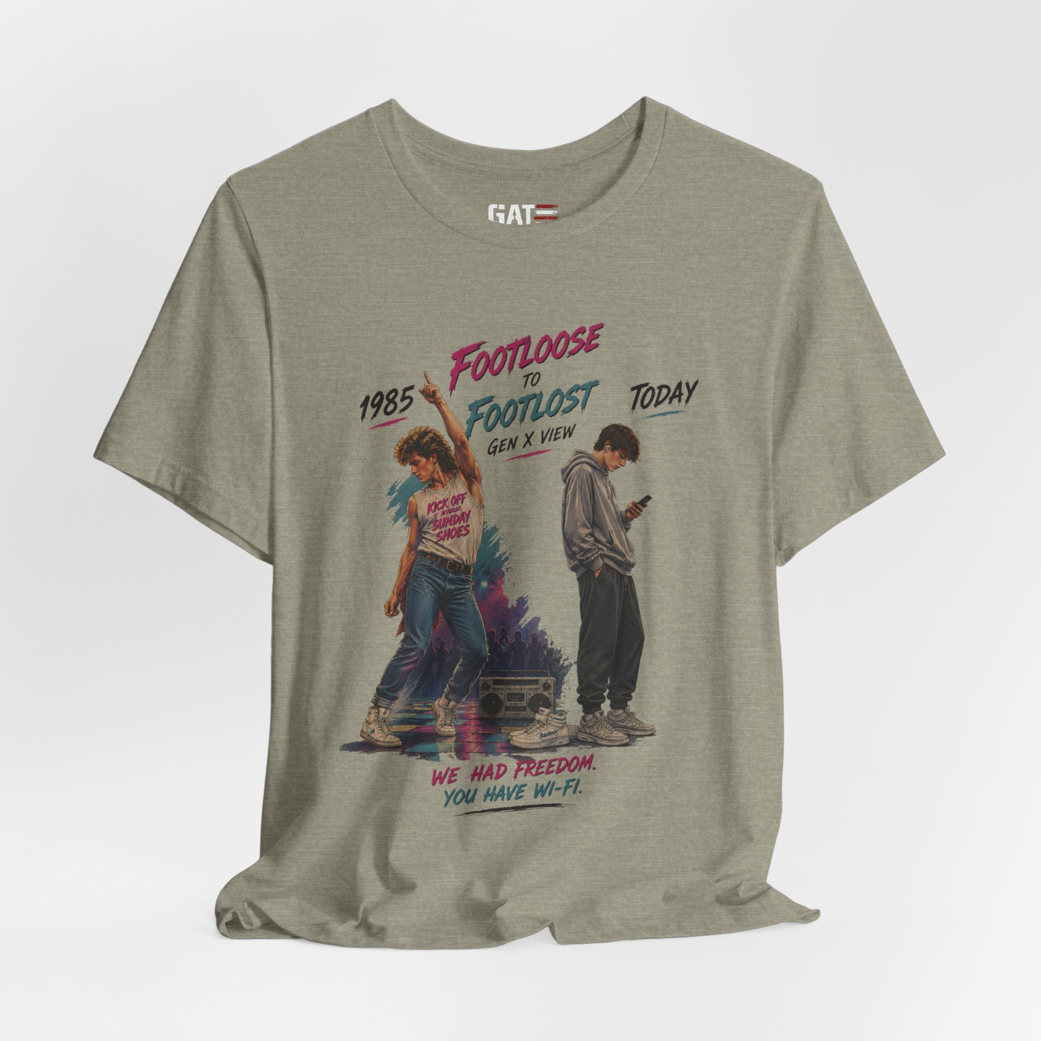 Retro 'Footloose' Movie Graphic Tee — 80s Dance Vintage T-Shirt
