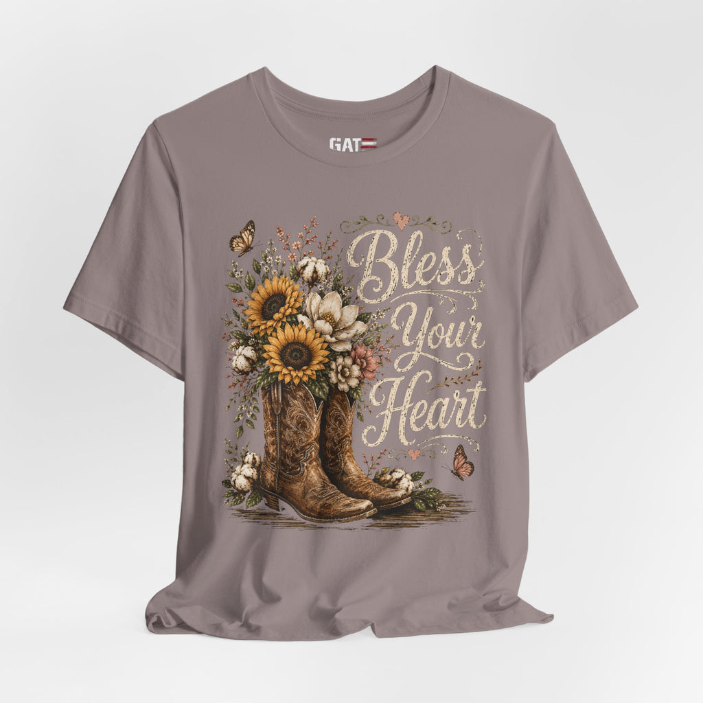 Funny Southern Shirt, Bless Your Heart Tee, Southern Humor Graphic Tee, Magnolia Floral Shirt, Country Girl Gift, Farmhouse Style Tee