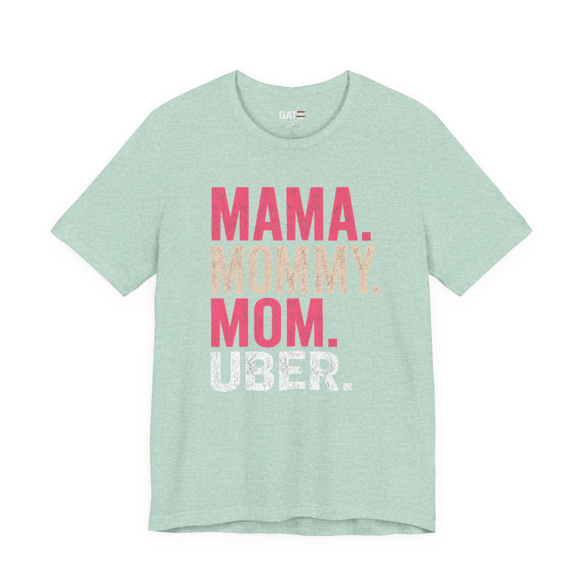 Mama Mommy Mom Uber Shirt, Funny Mom Life Tee, Trendy Mother Graphic T Shirt, Gen Alpha Mom Gift, Cute Mother's Day Shirt