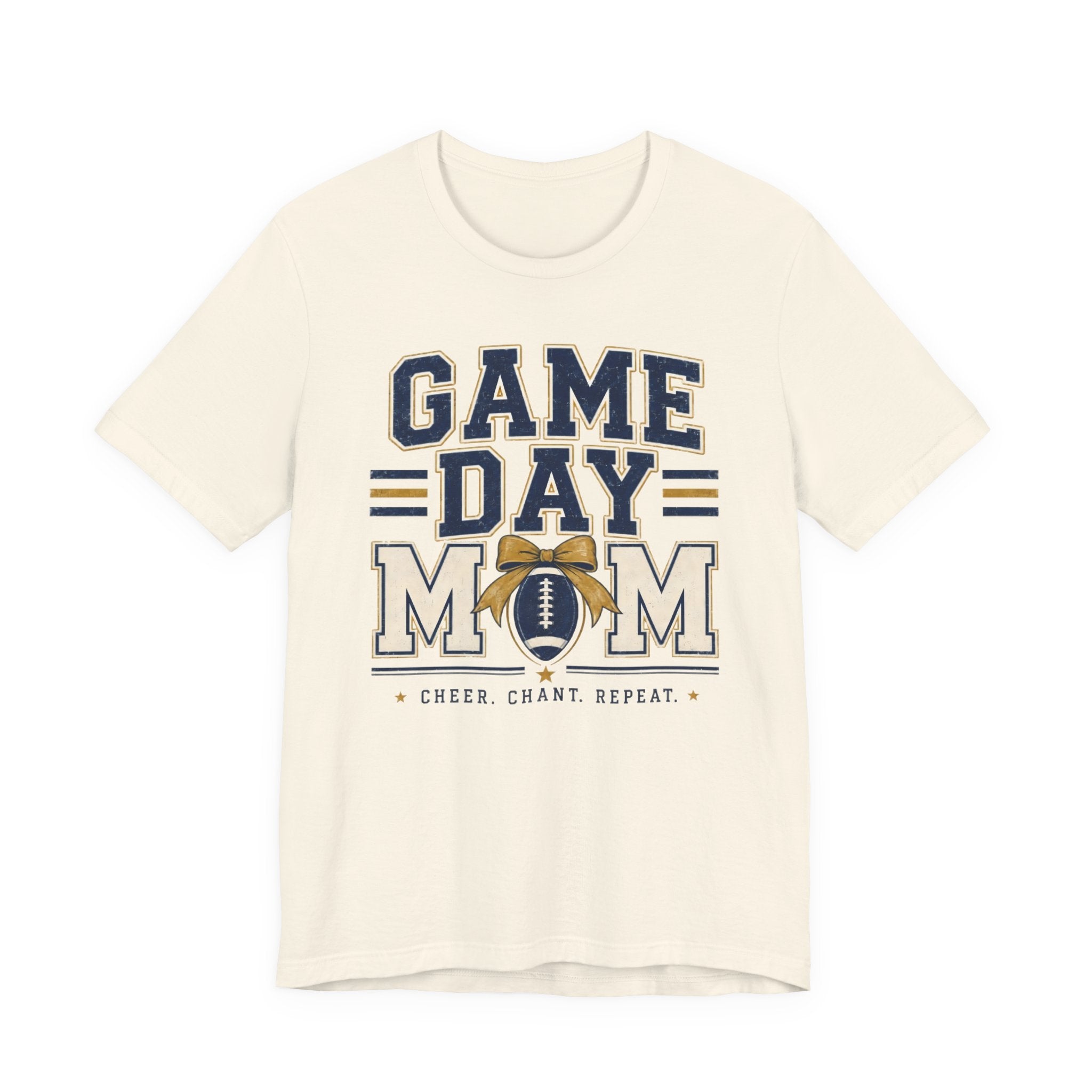Game Day Mom T-Shirt — Football Cheer & Mom Tee ("Game Day Mom" design)