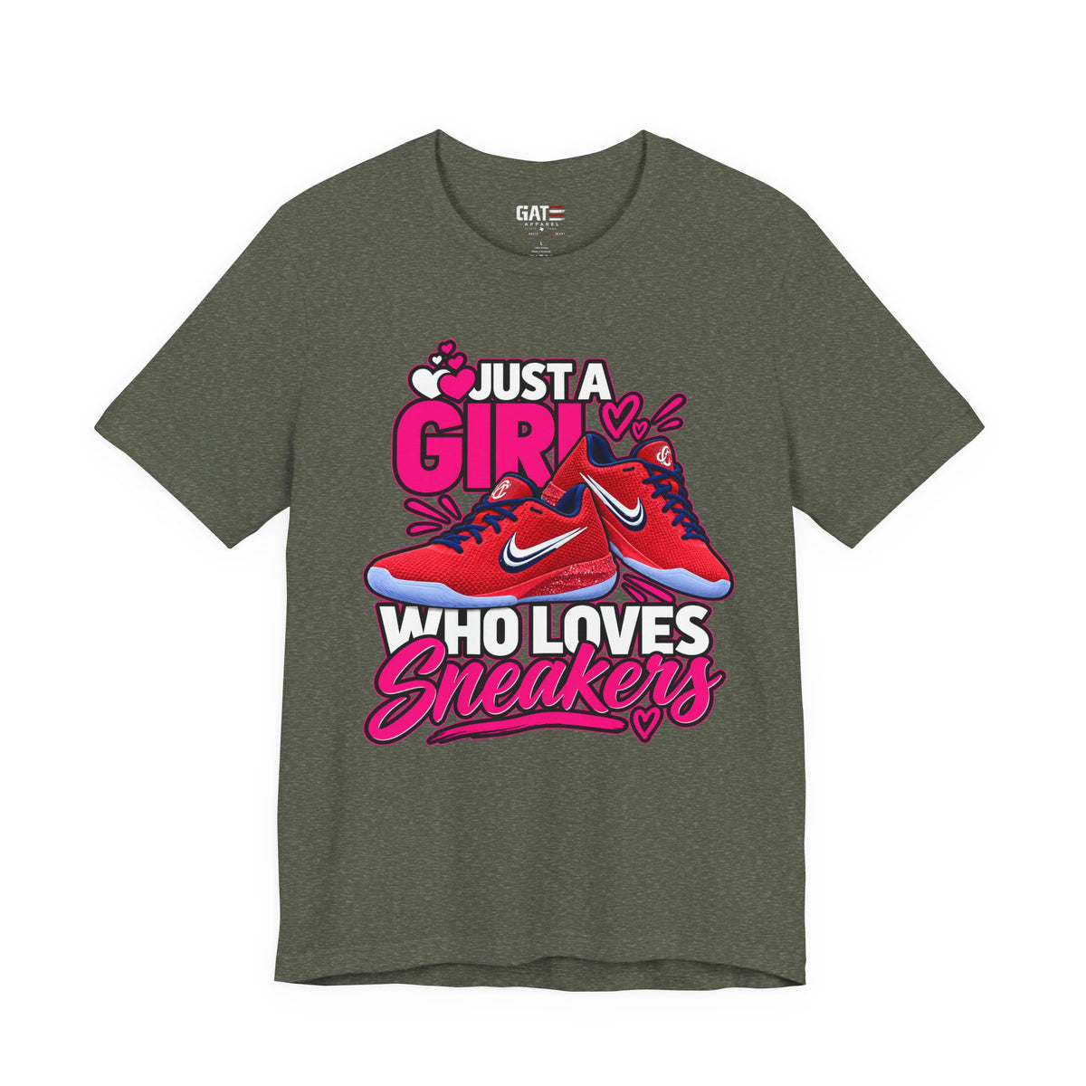 Caitlin Clark Caitlin 1s Just a Girl Sneaker Shirt | Style 2