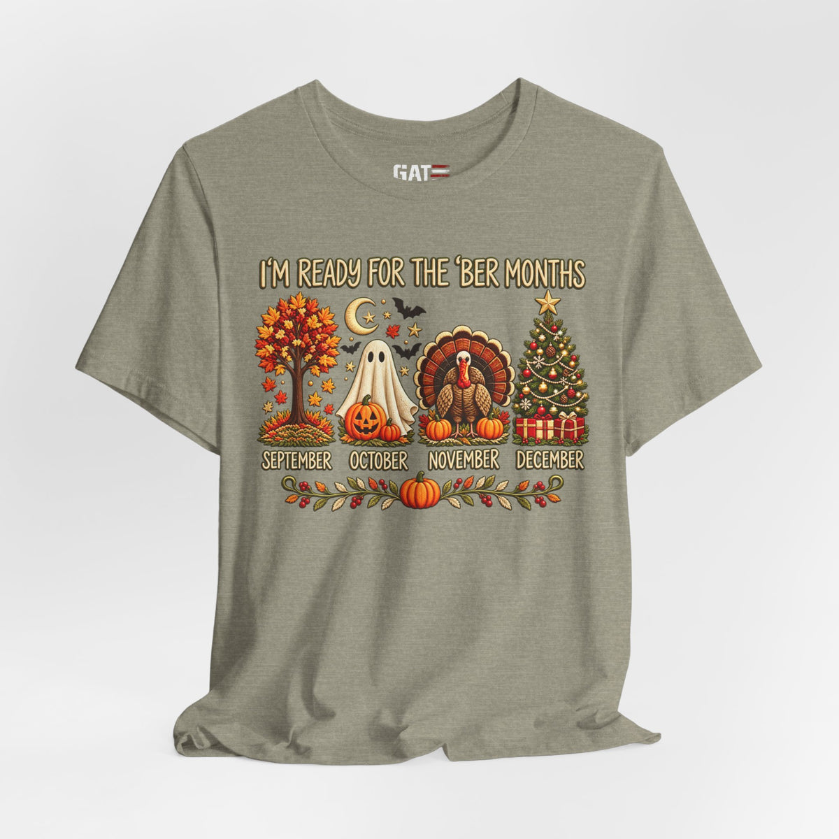 September to December Shirt | Fall Thanksgiving Christmas Tee