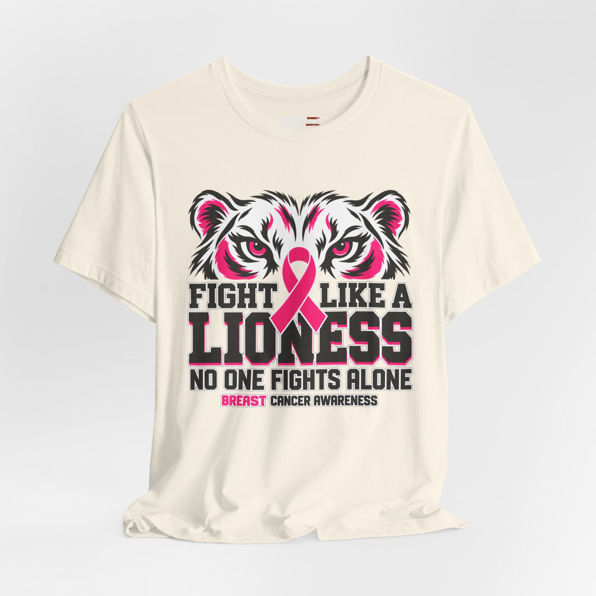 Fight Like a Lioness Breast Cancer Awareness T-Shirt