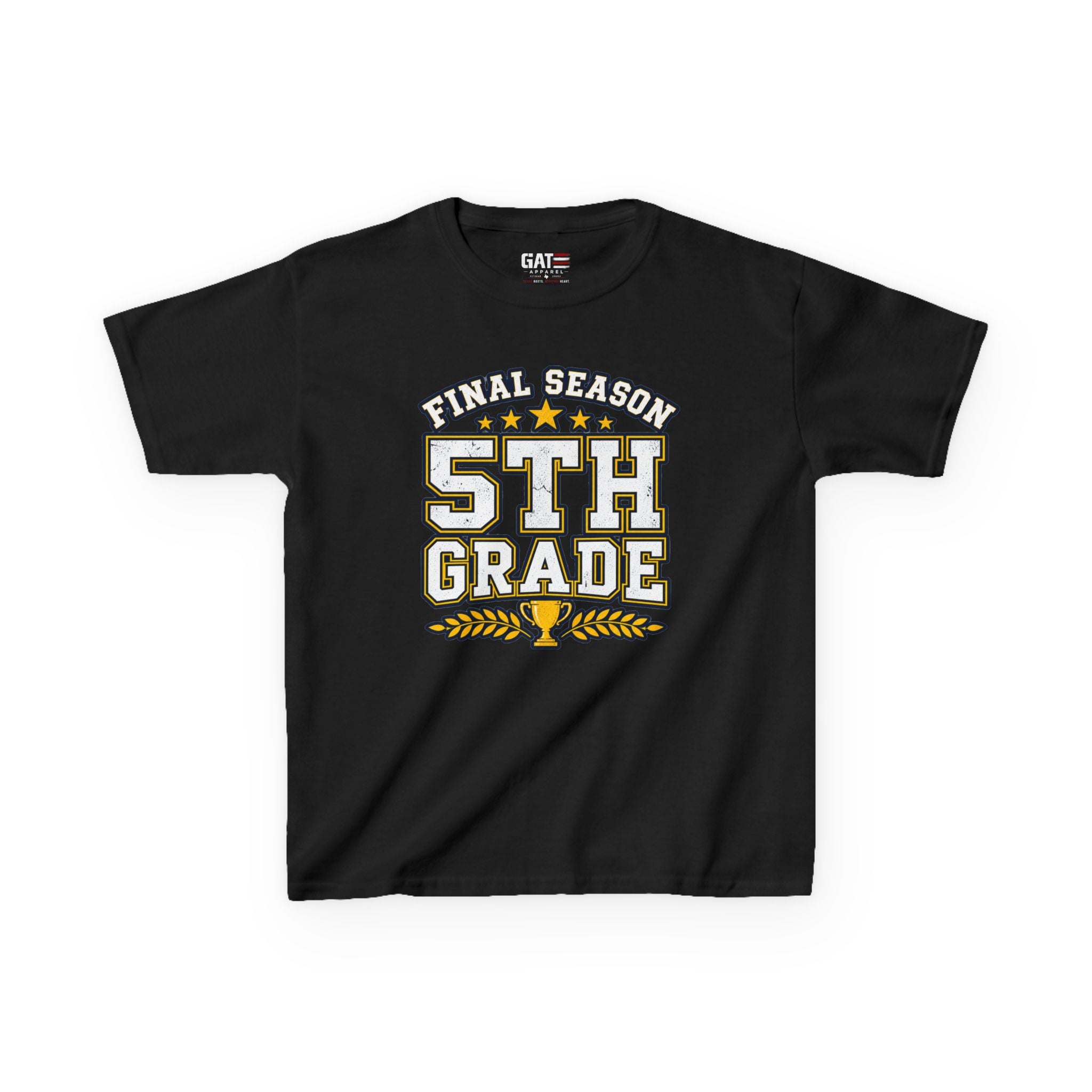 Final Season 5th Grade Kids Tee — End of Elementary School Graduation Shirt