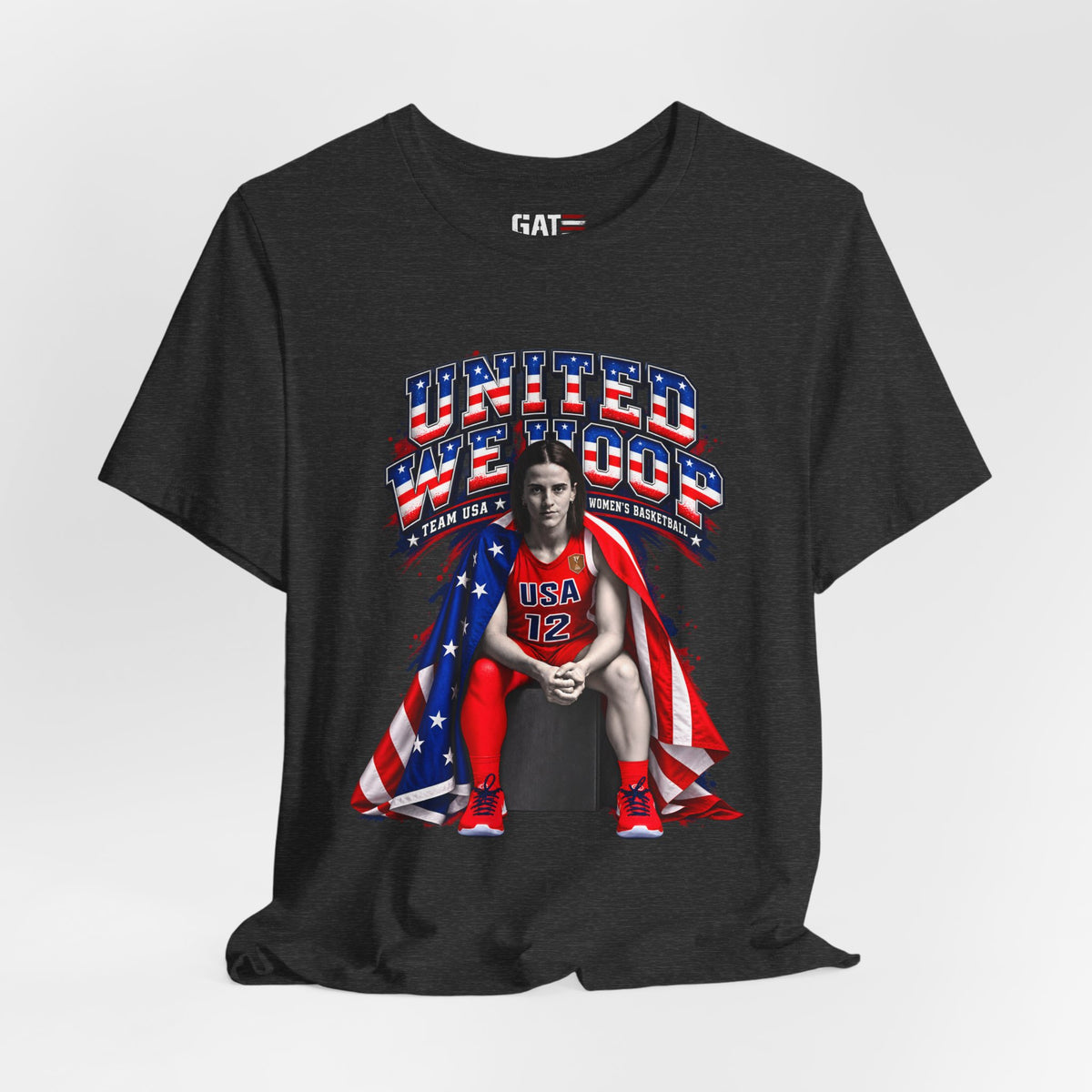Caitlin Clark Team USA Shirt | WNBA Tee Style 2