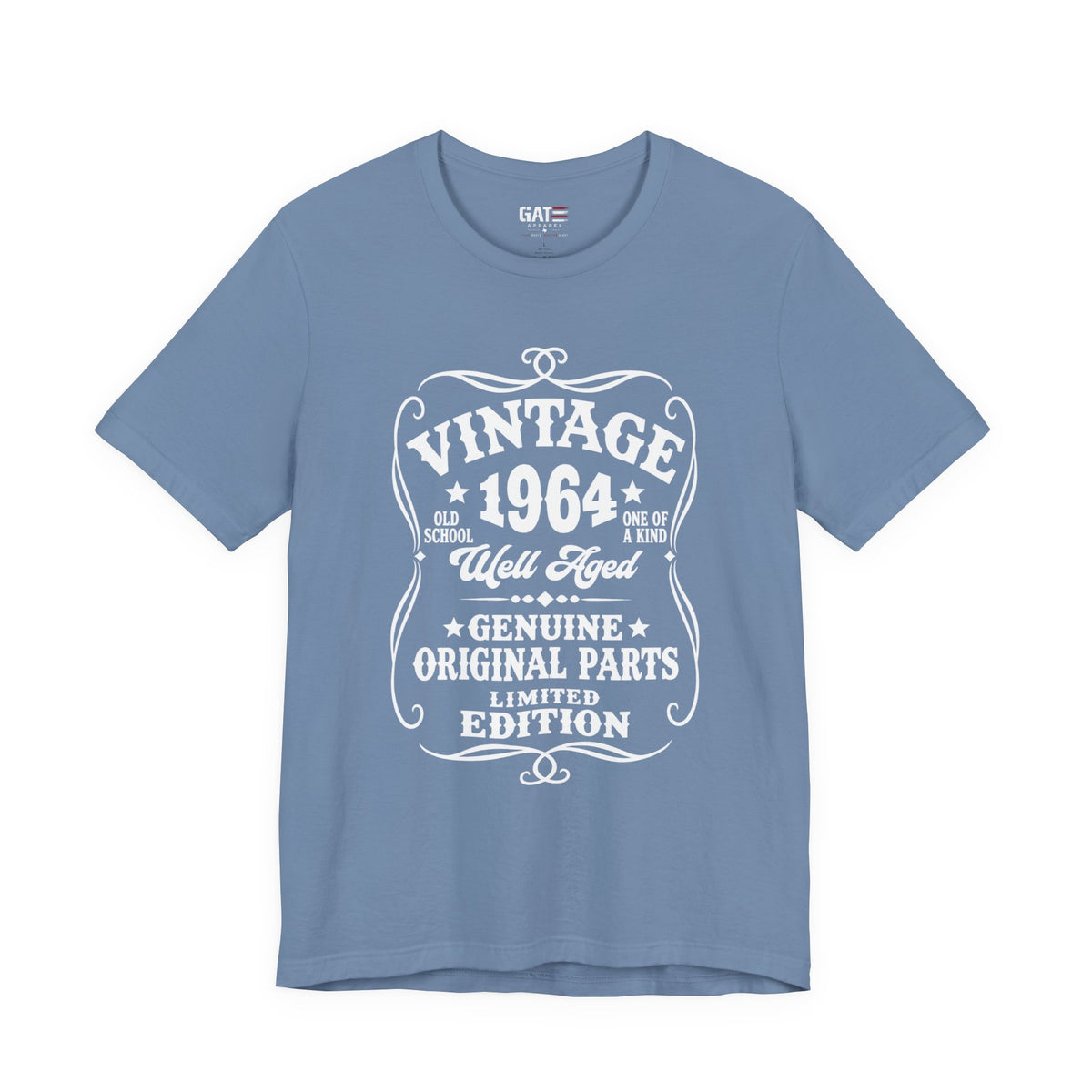 Personalized vintage Well Aged birthday graphic T-shirt
